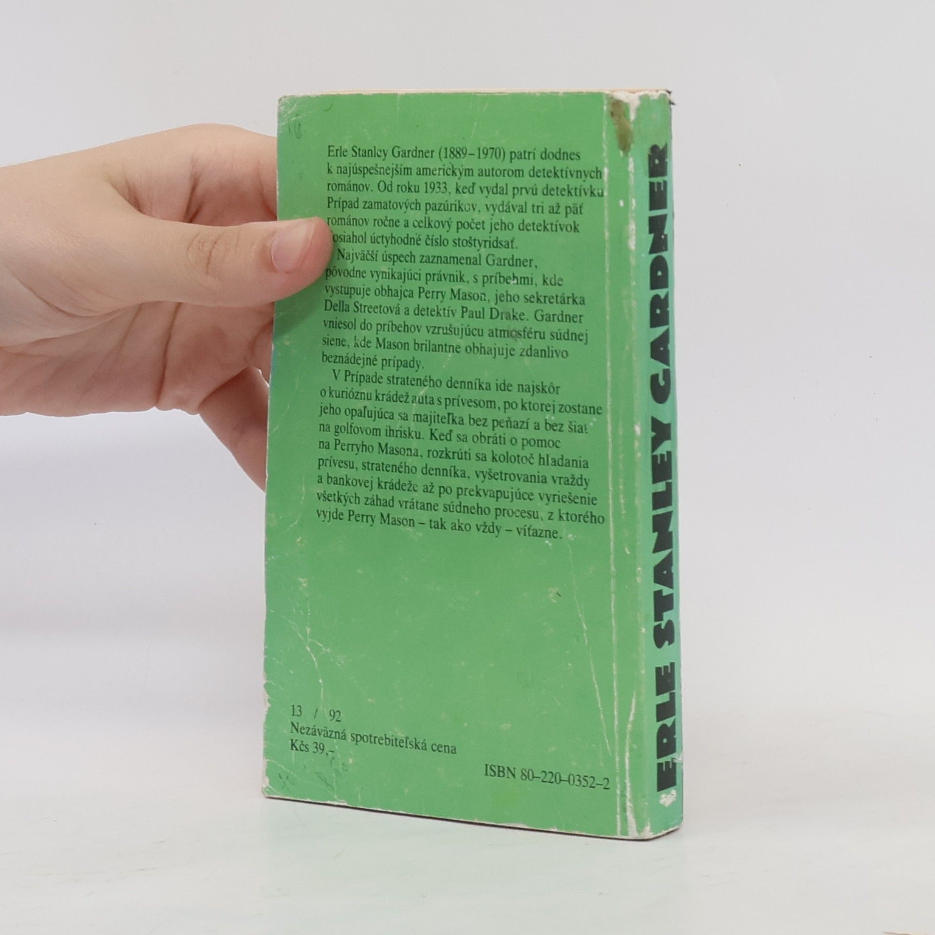 Erle Stanley Gardner Prípad strateného denníka