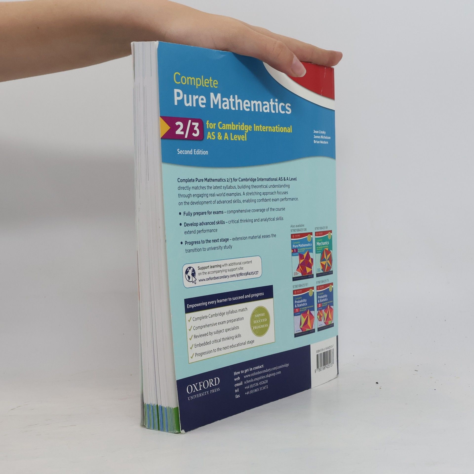 Brian Western Complete Pure Mathematics 2/3 for Cambridge International AS and a Level