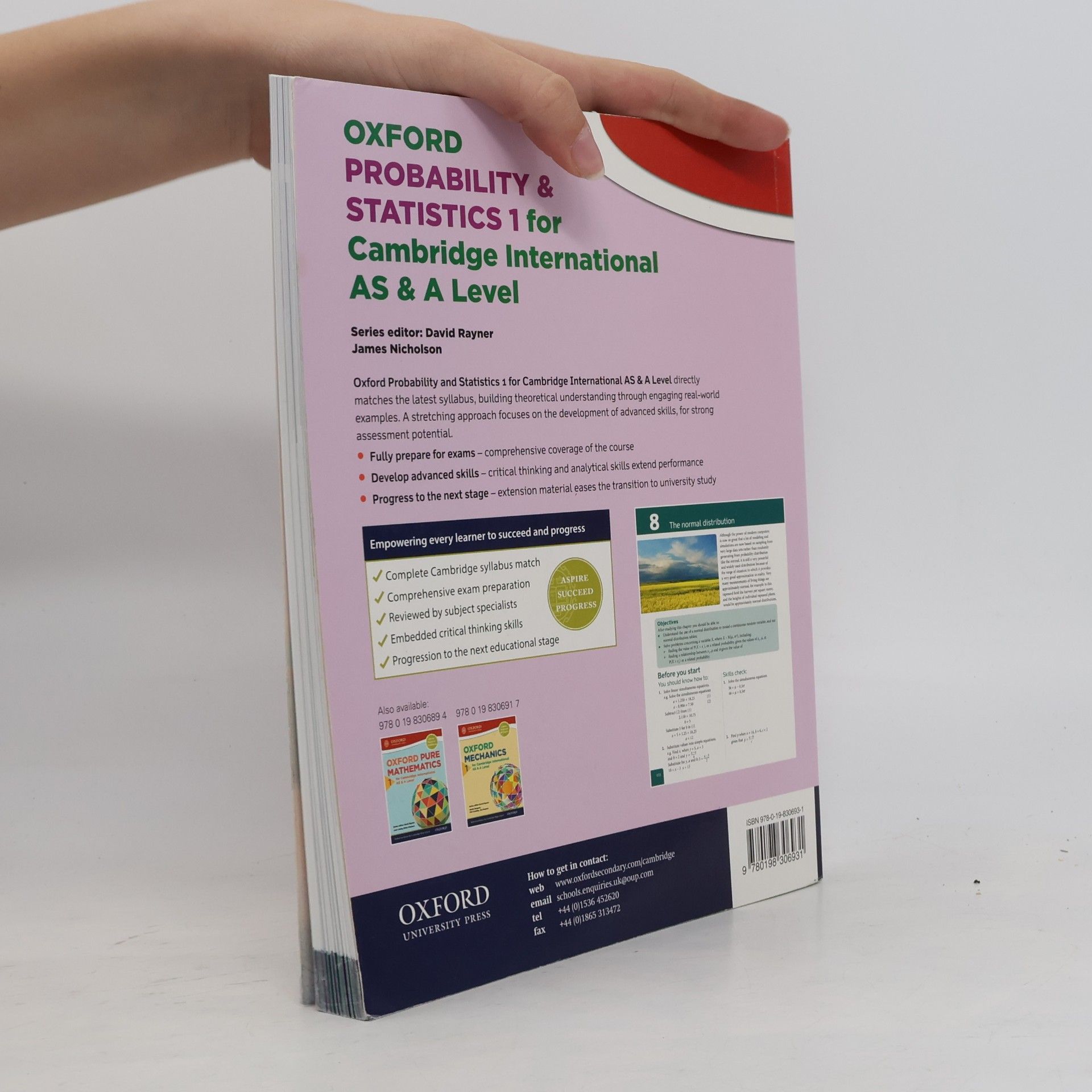David Rayner Oxford Probability and Statistics 1
