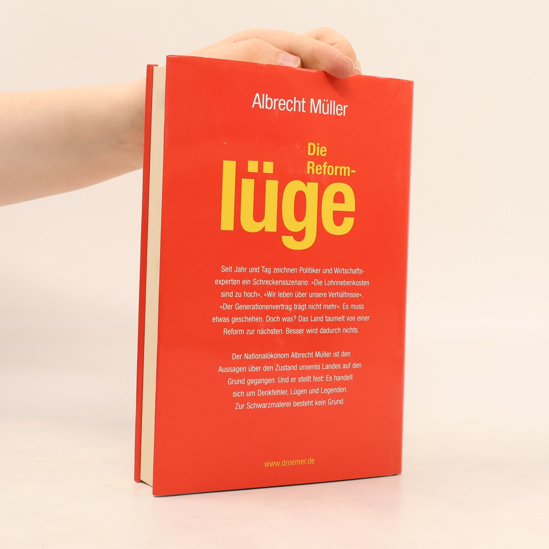 Albrecht Müller  Die Reformlüge