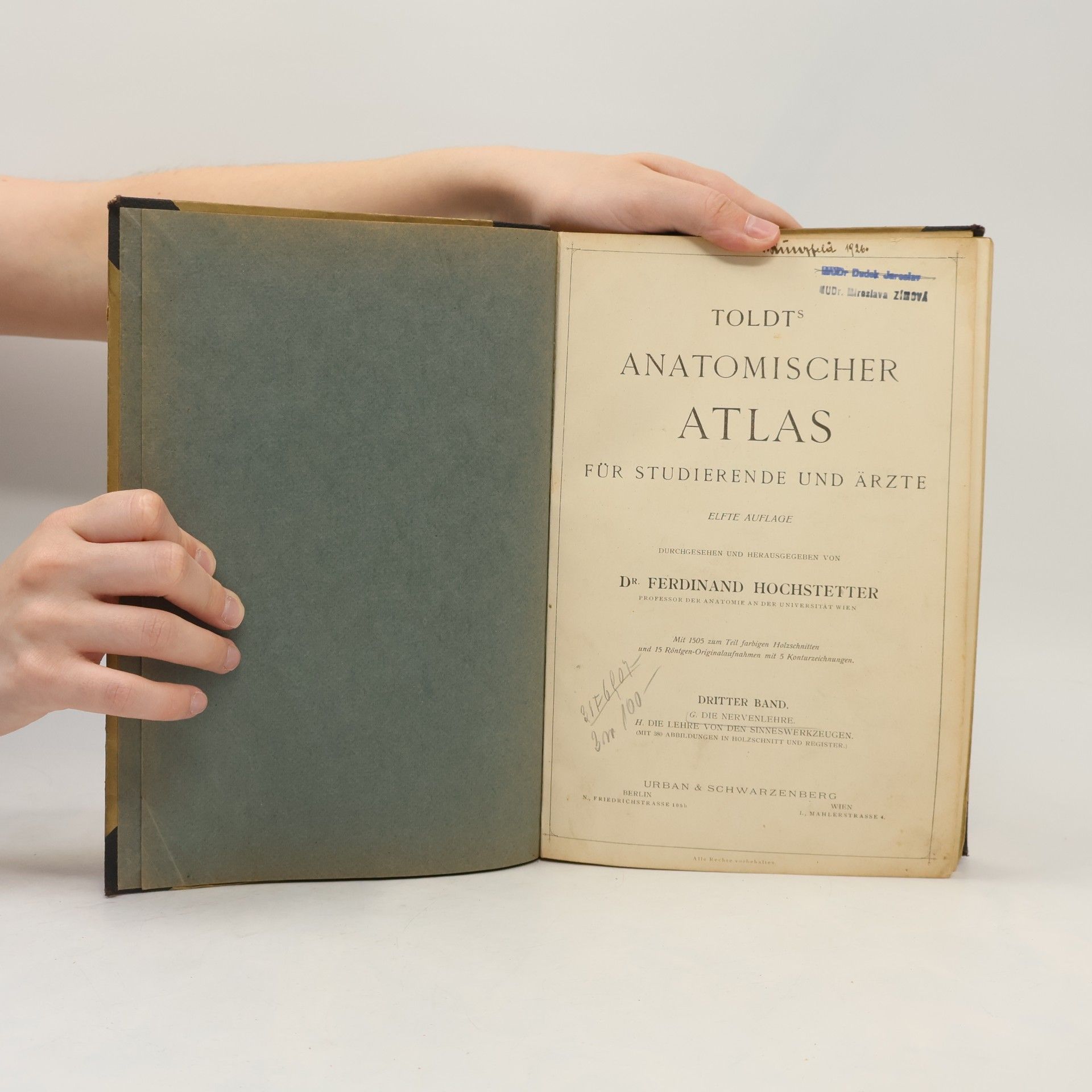 Ferdinand von Hochstetter oldts Anatomischer Atlas für Studierende und Ärzte 3