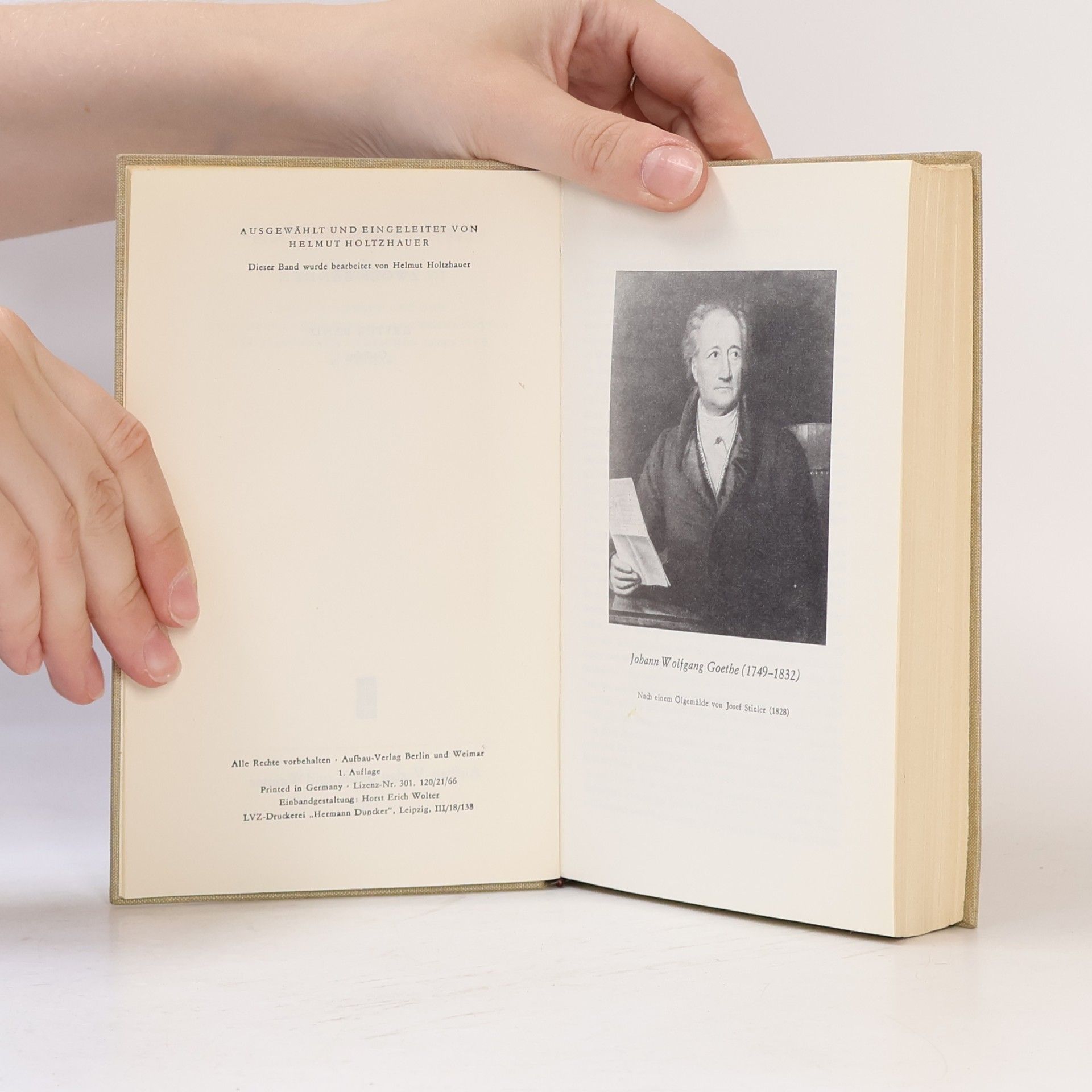 Johann Wolfgang von Goethe Goethes Werke 1