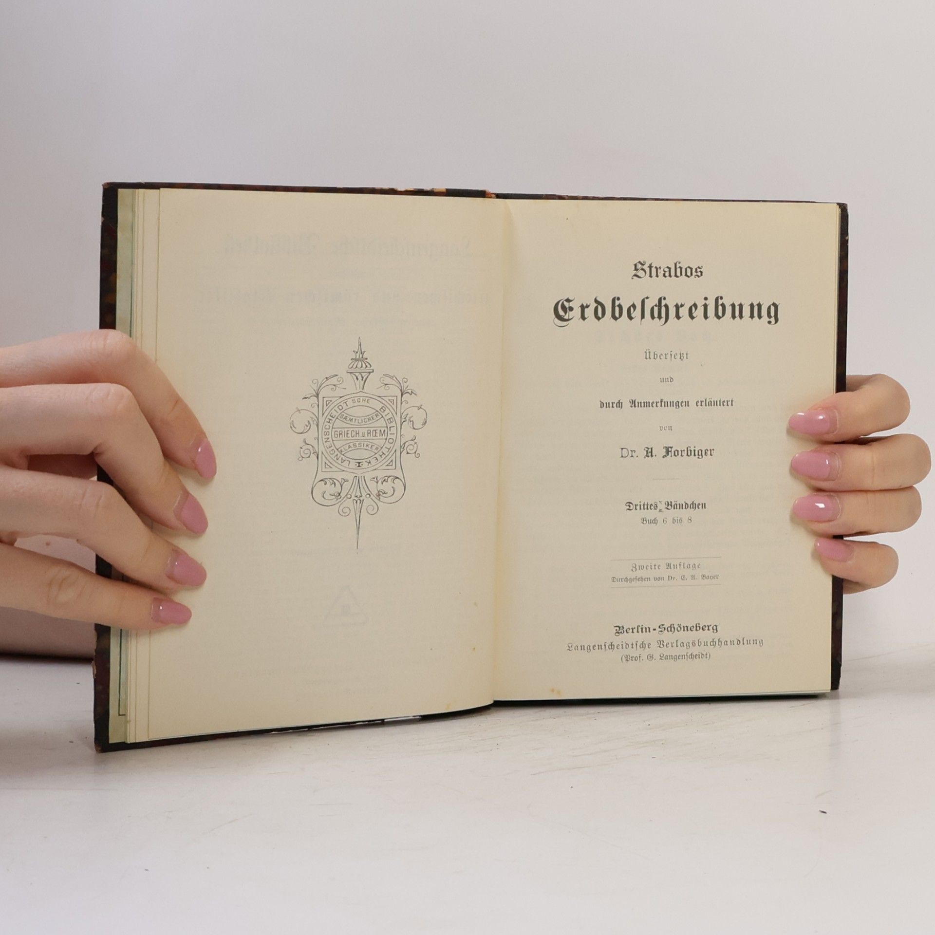 Strabón Strabos Erdbeschreibung