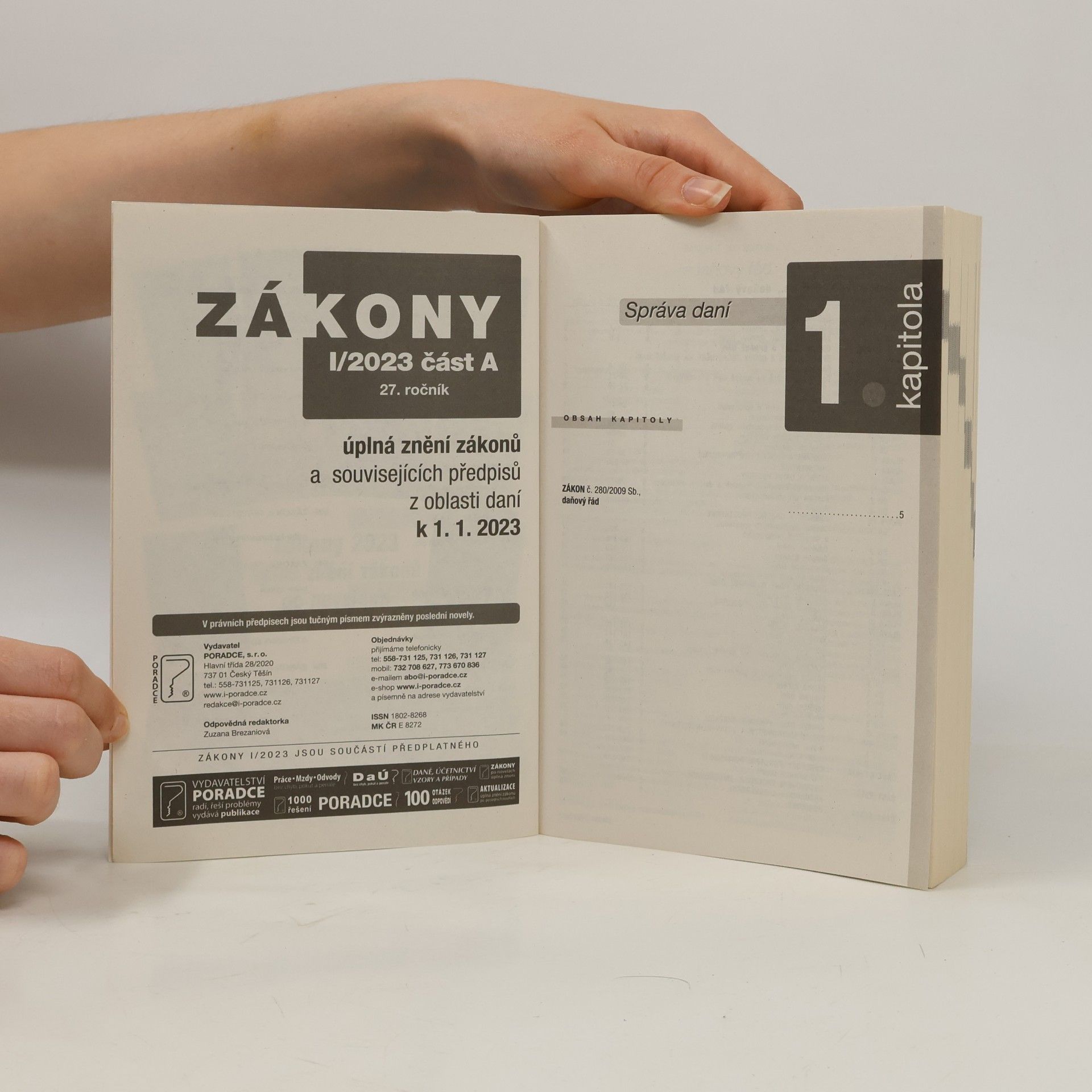 s.r.o. Poradca Zákony I-A/2023 – daňové zákony