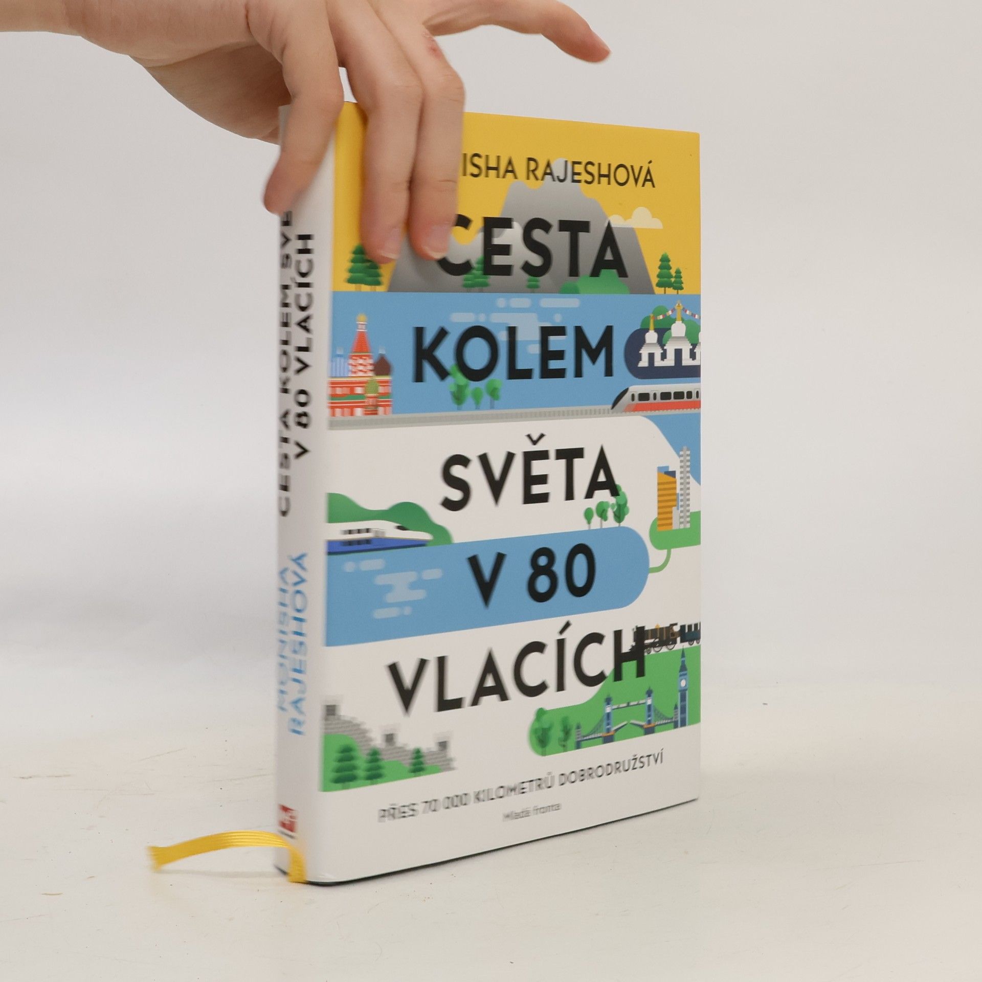 Monisha Rajesh Cesta kolem světa v 80 vlacích. Přes 70 000 kilometrů dobrodružství