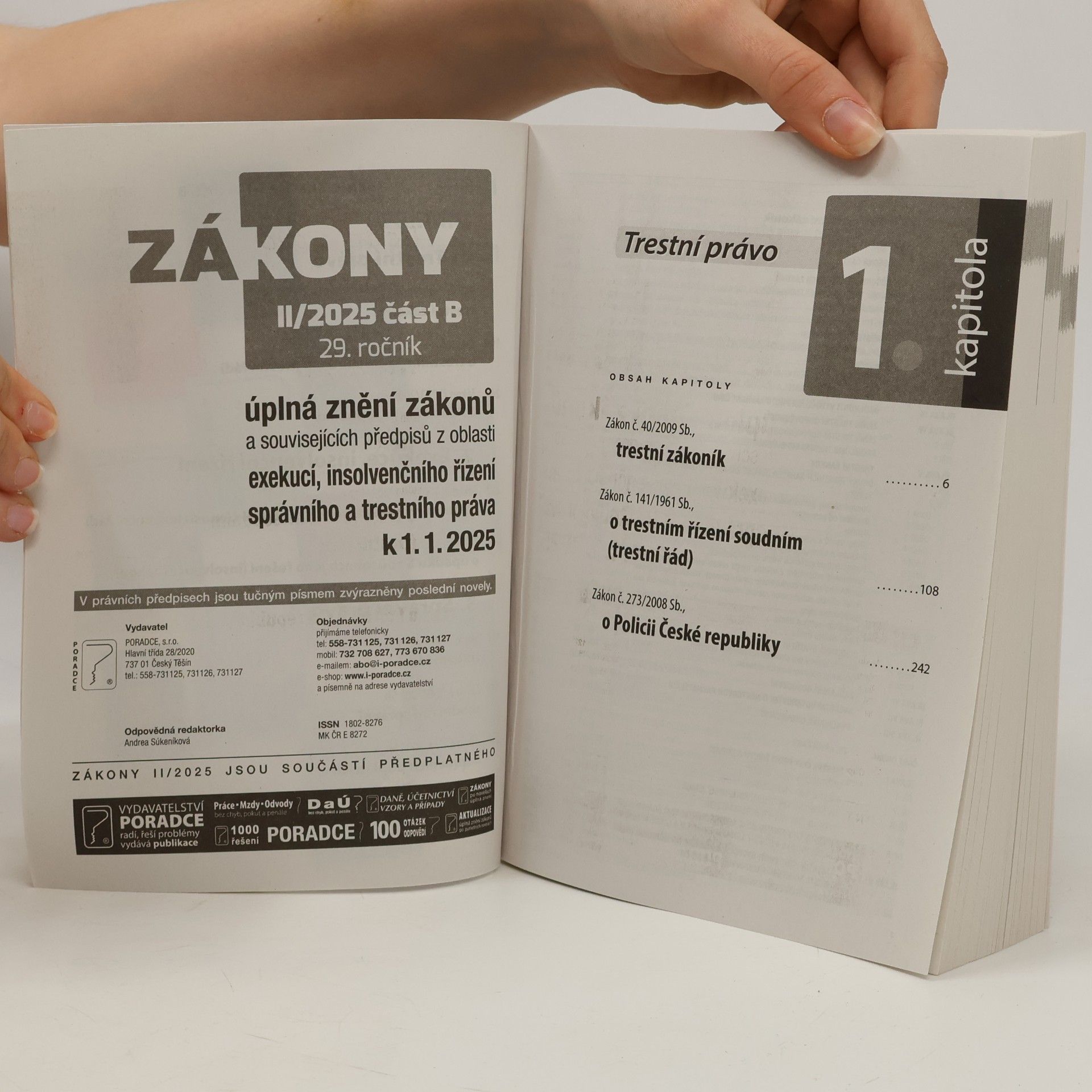 Various authors Zákony 2024 II. část B. Trestní právo