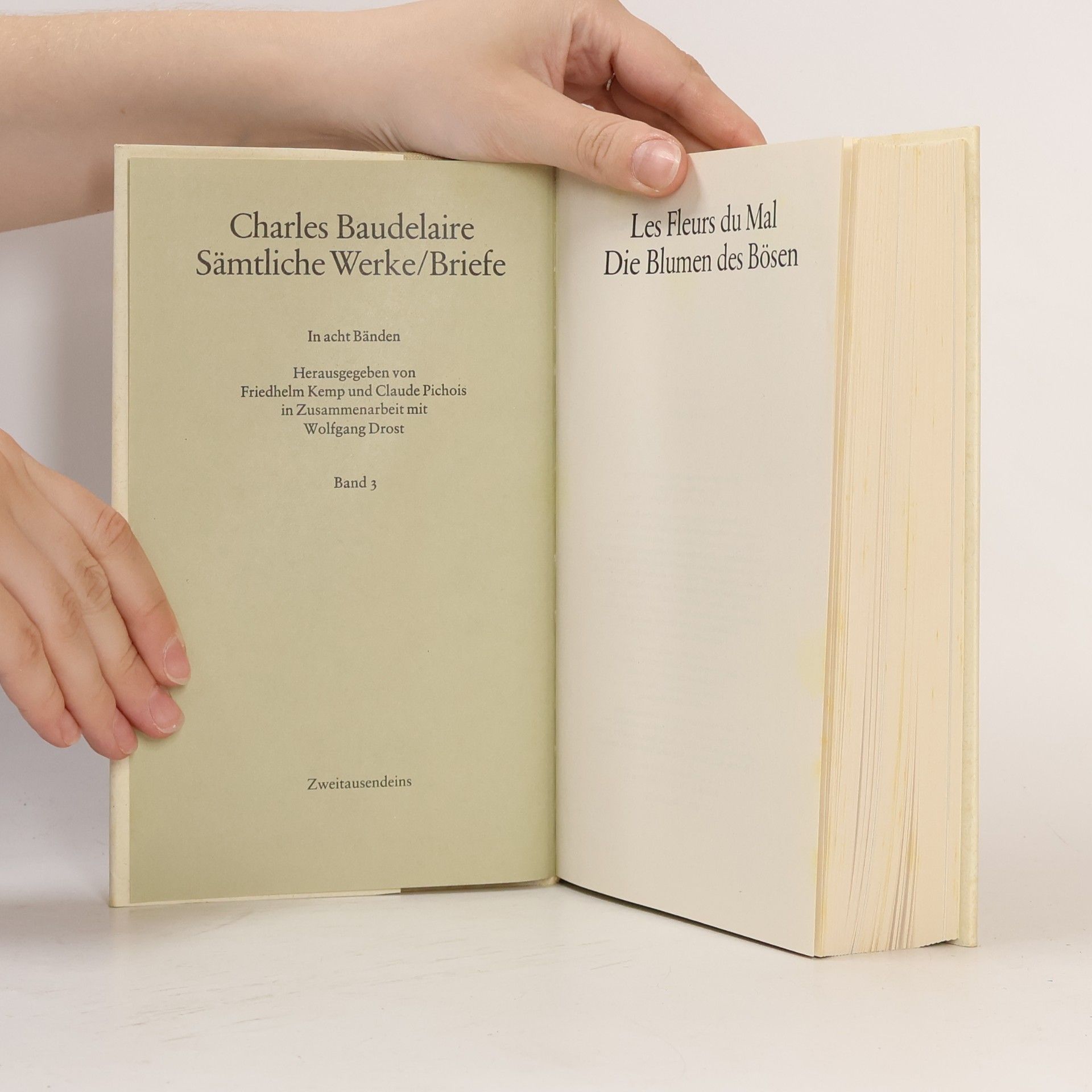 Charles Baudelaire Sämtliche Werke und Briefe 3-4