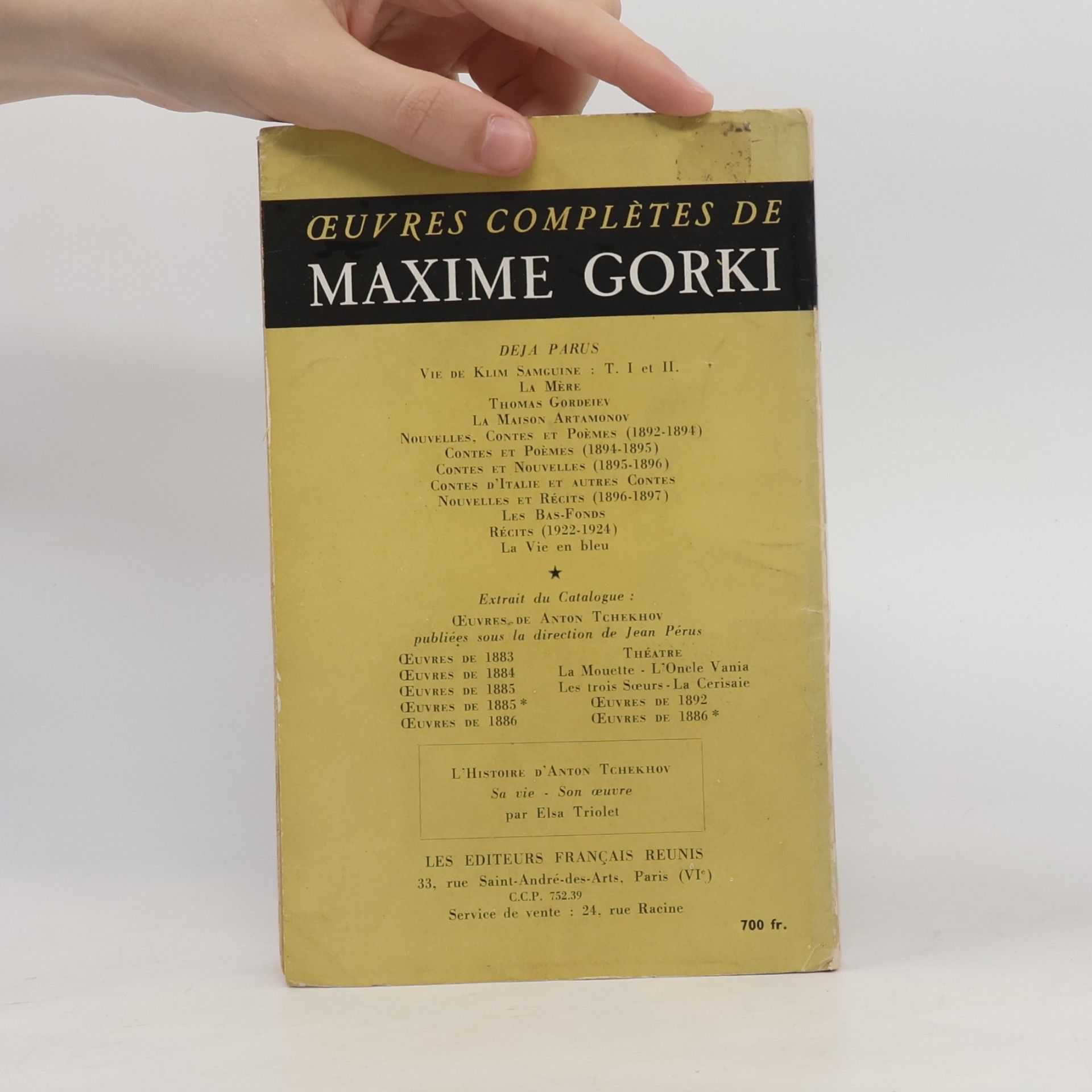 Vladimir Pozner Souvenirs sur Gorki