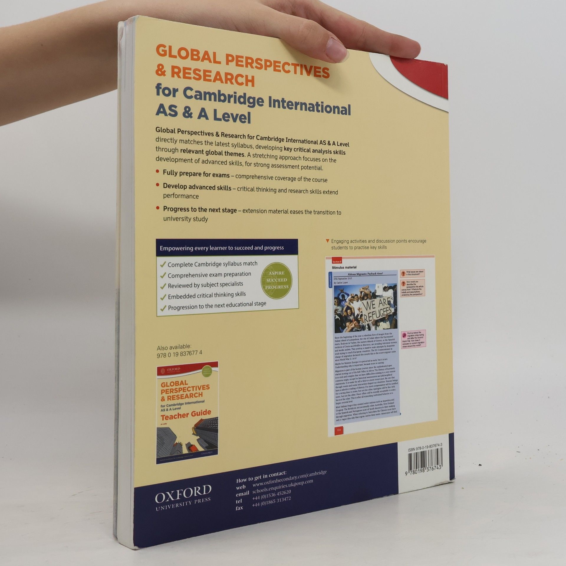 Jo Lally Global Perspectives & Research for Cambridge International AS & A Level