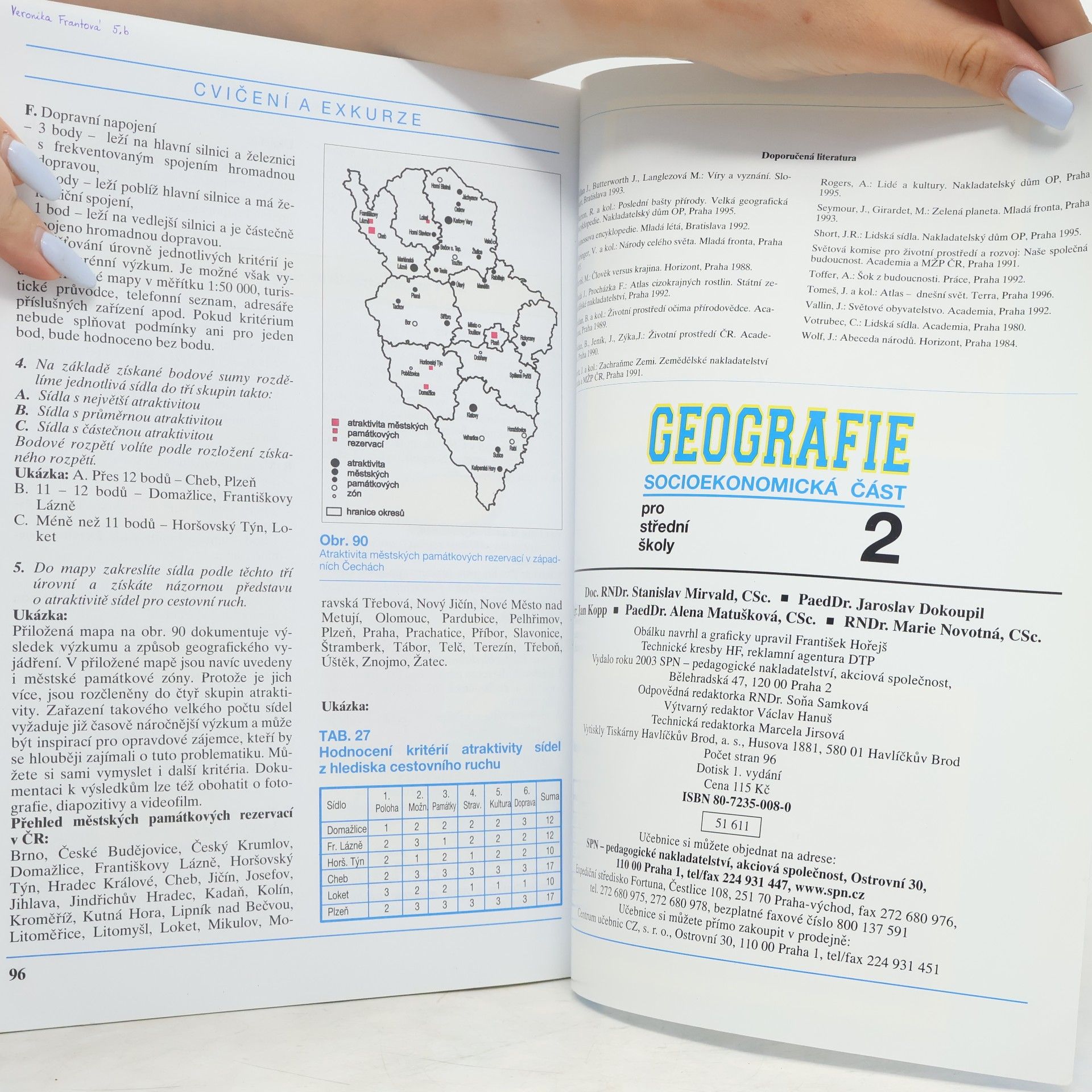 Stanislav Mirvald Geografie Socioekonomická část 2 pro střední školy