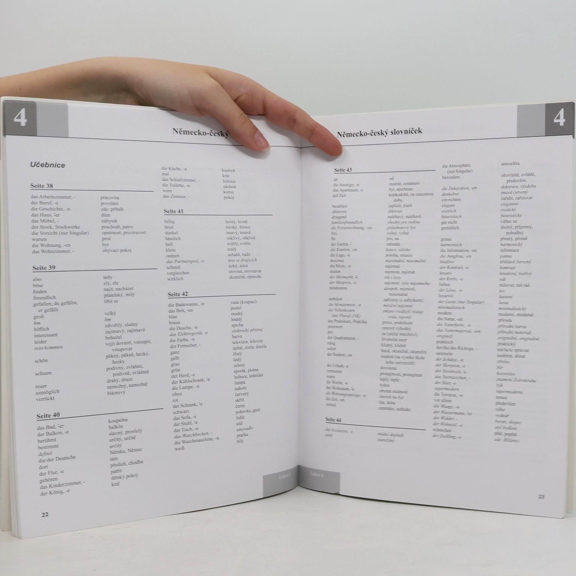 Kolektiv autorů Schritte international 1. Glossar XXL Deutsch-Tschechisch, Německo-český slovníček