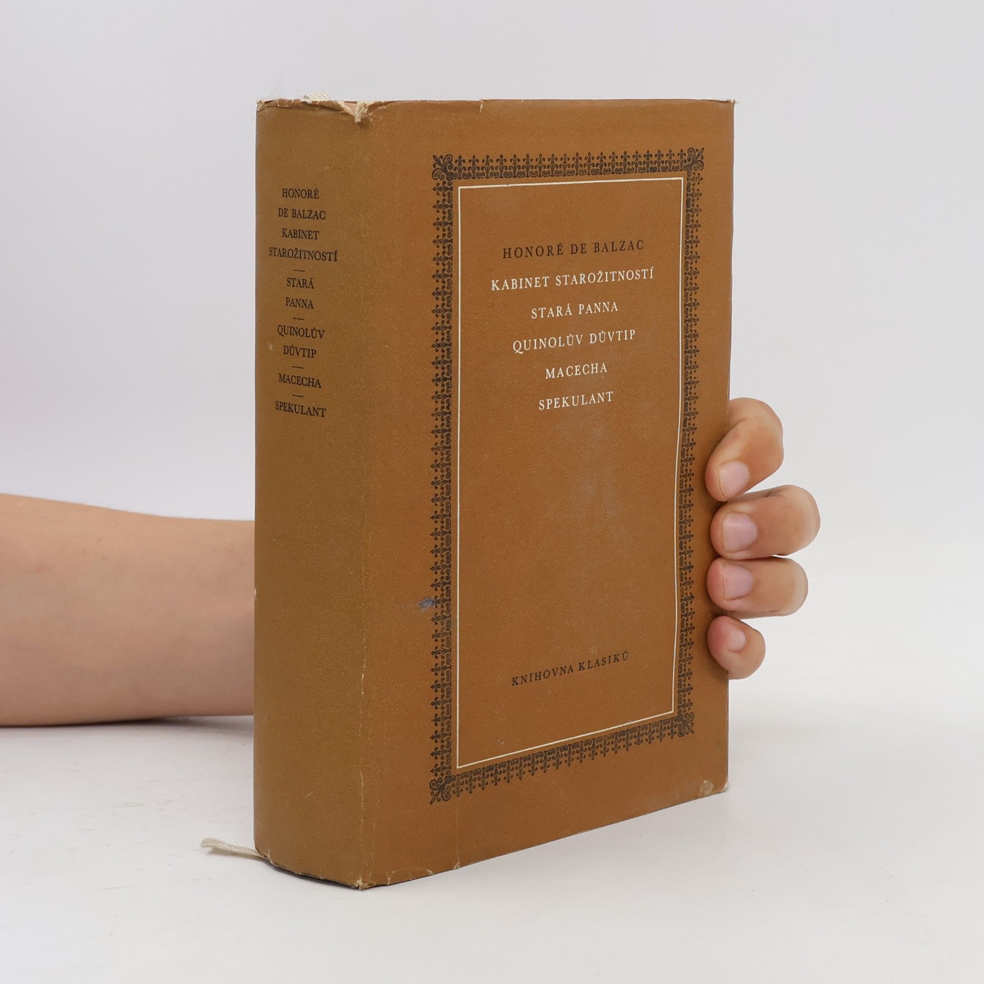 Honoré de Balzac Kabinet starožitností. Stará panna. Quinolův důvtip. Macecha. Spekulant