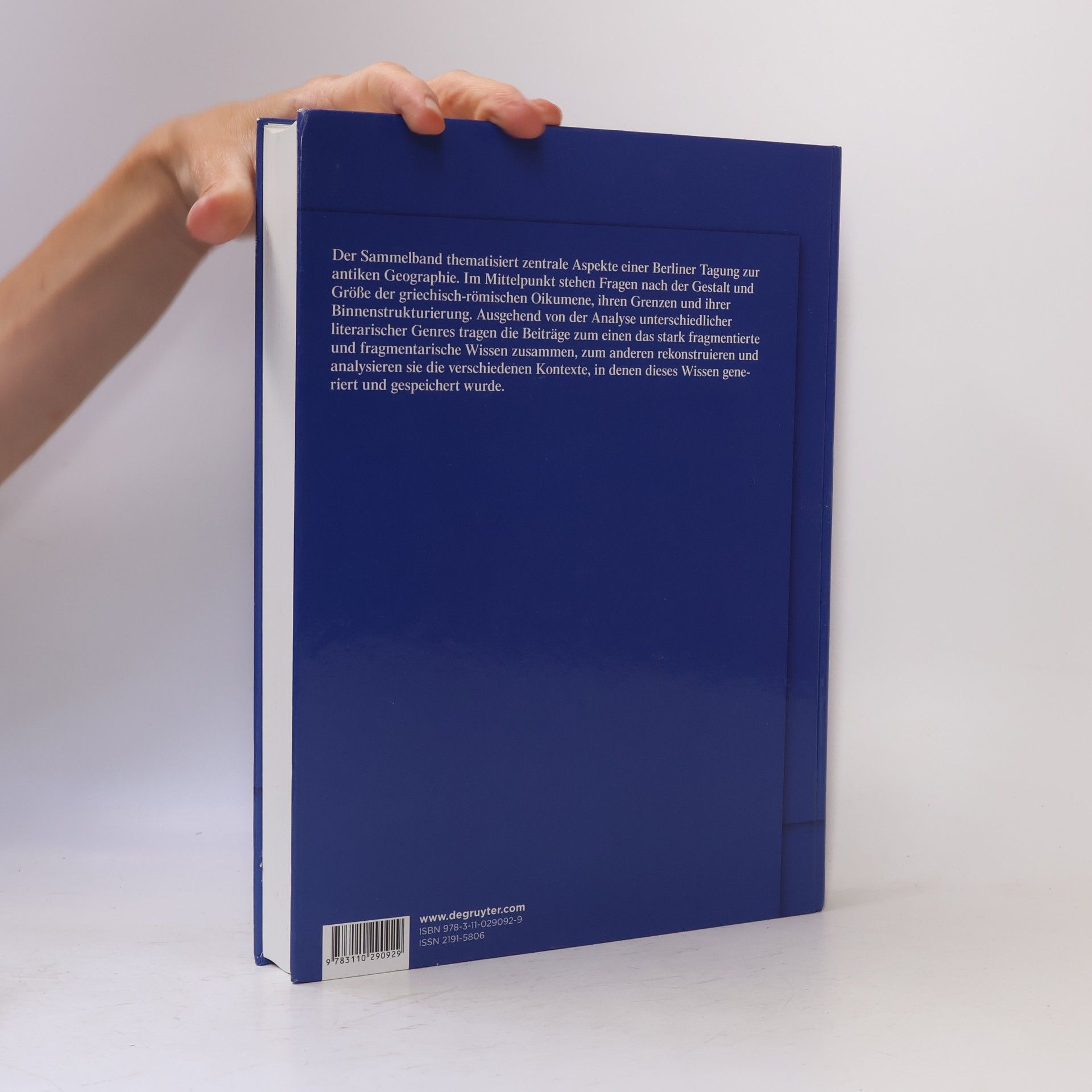 Klaus Geus Topoi – Berlin Studies of the Ancient World - 14: Vermessung der Oikumene