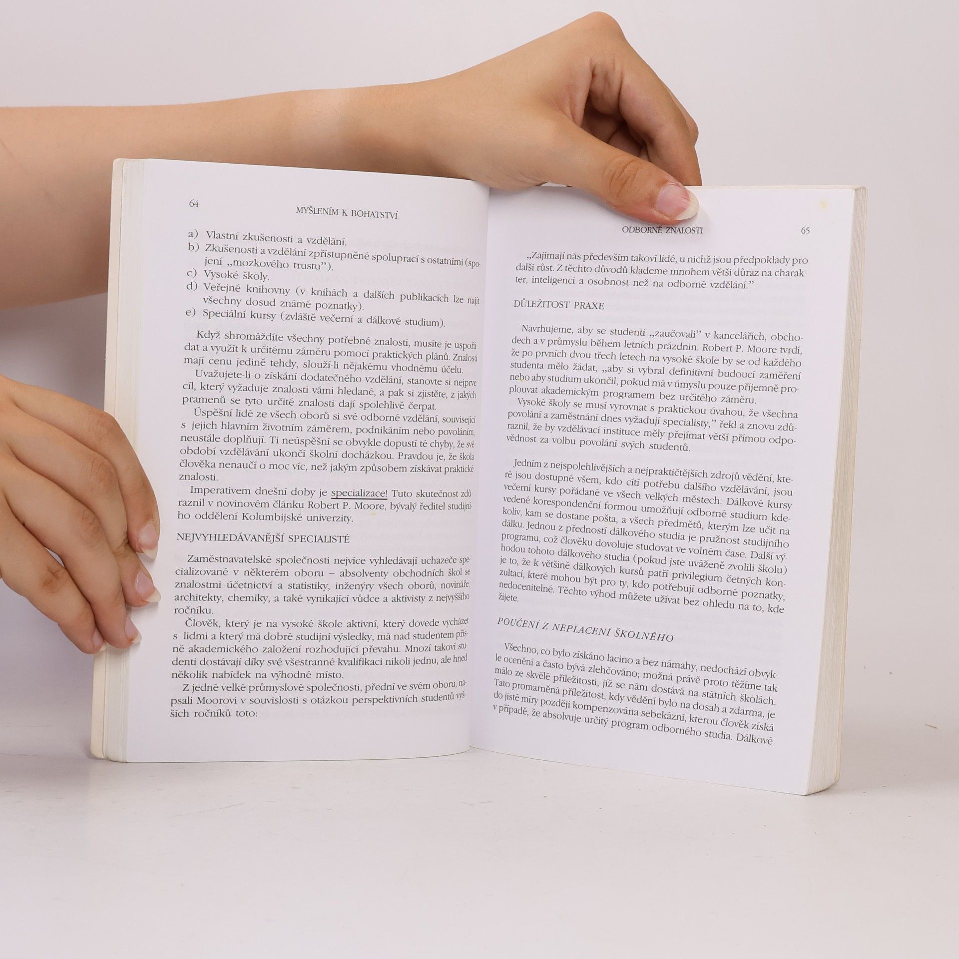 Napoleon Hill Myšlením k bohatství