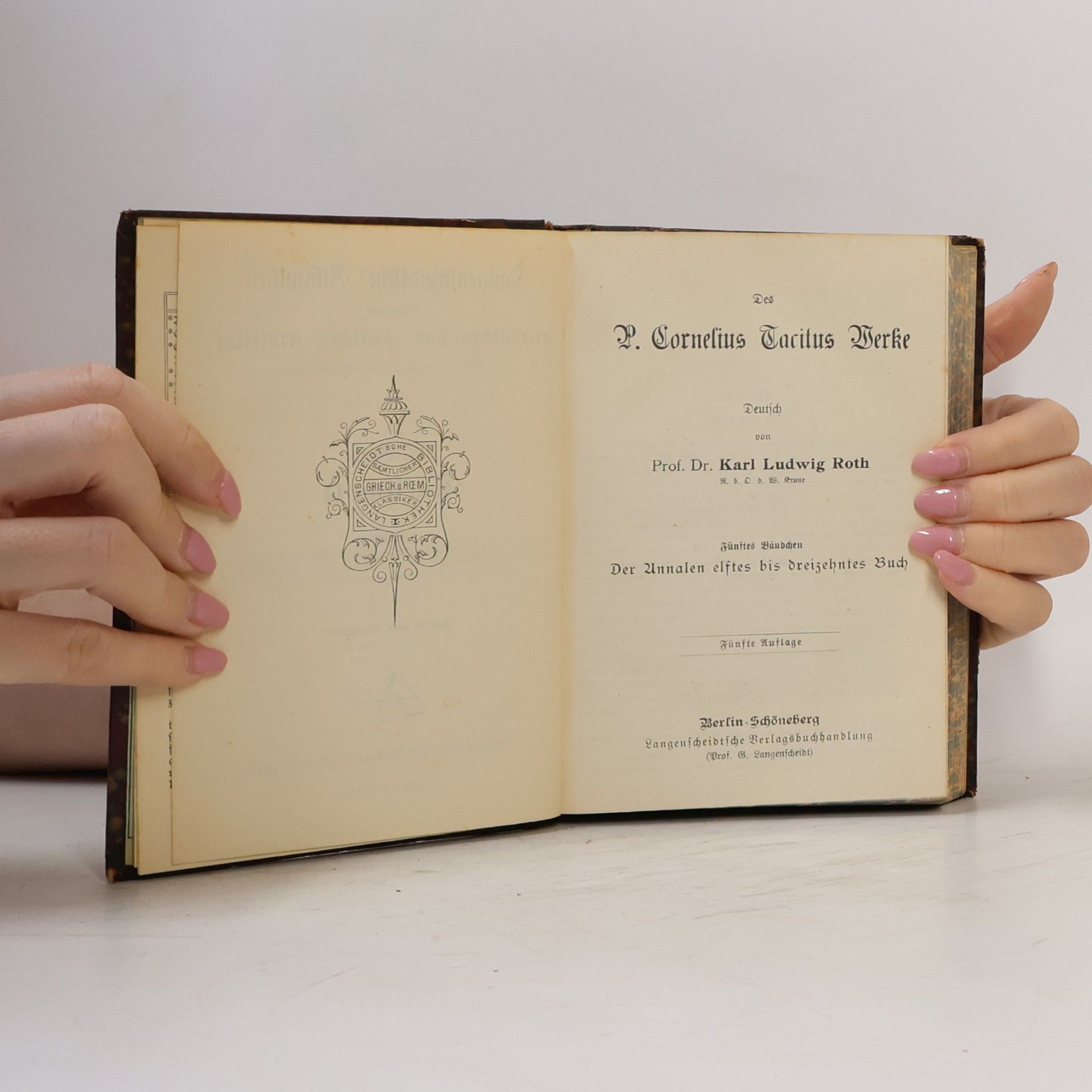 Publius Cornelius Tacitus Des P. Cornelius Tacitus Werke