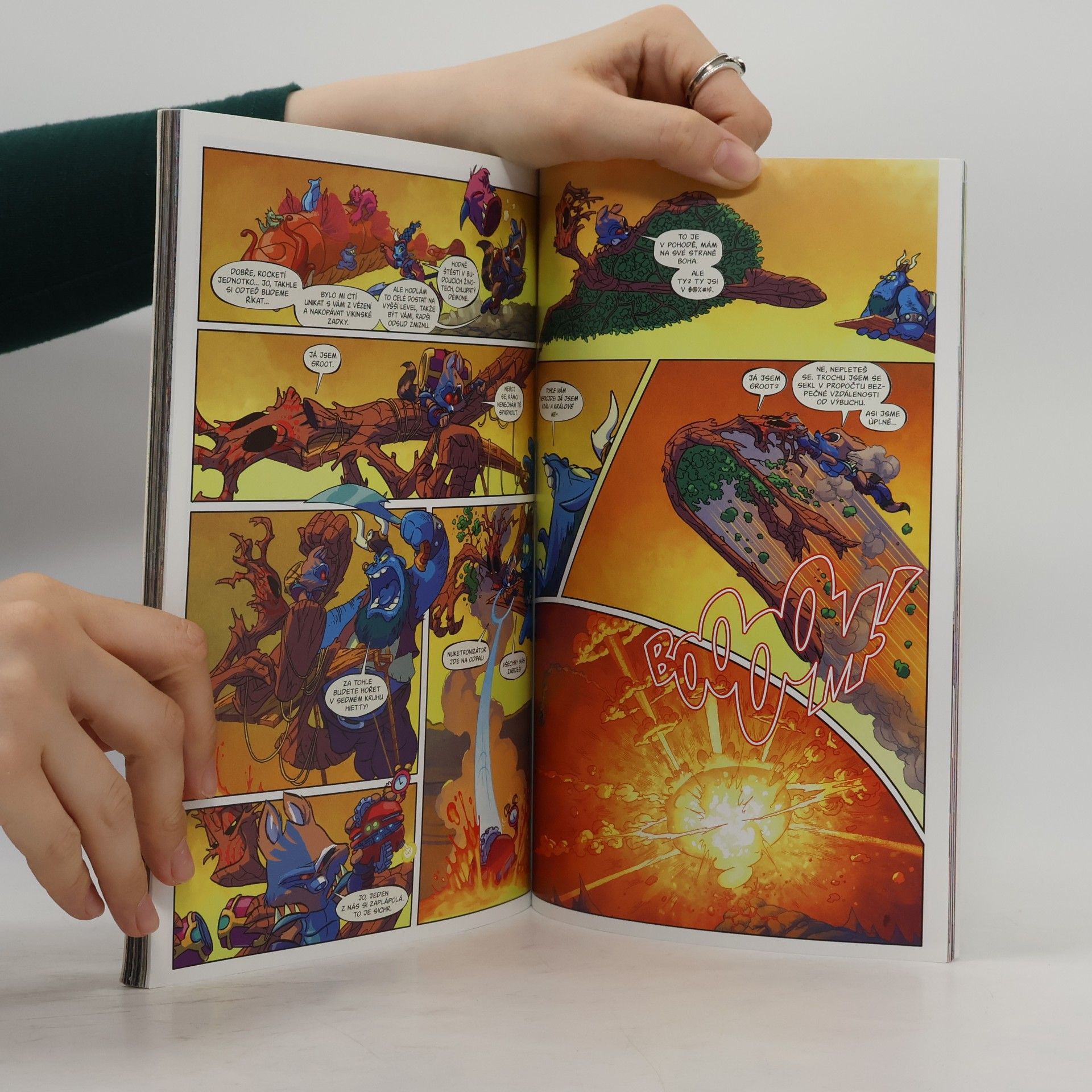 Skottie Young Rocket a Groot. Profíci v akci