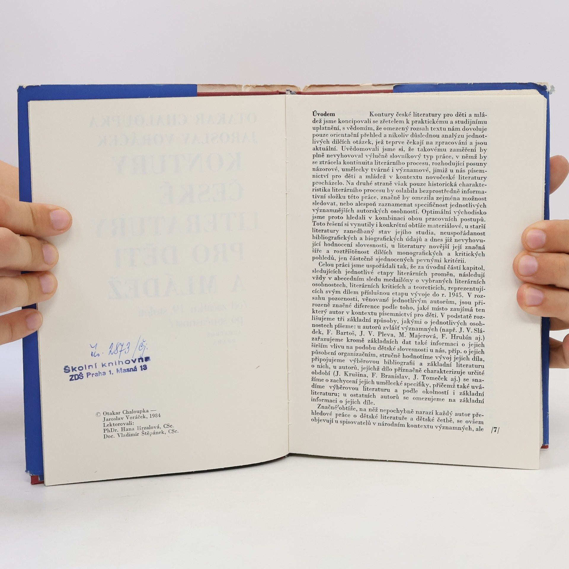 Otakar Chaloupka Kontury české literatury pro děti a mládež. Od začátku 19.století po současnost