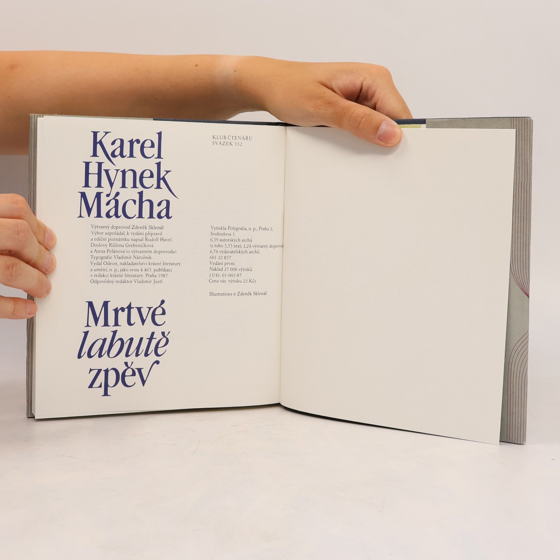 Karel Hynek Mácha Mrtvé labutě zpěv