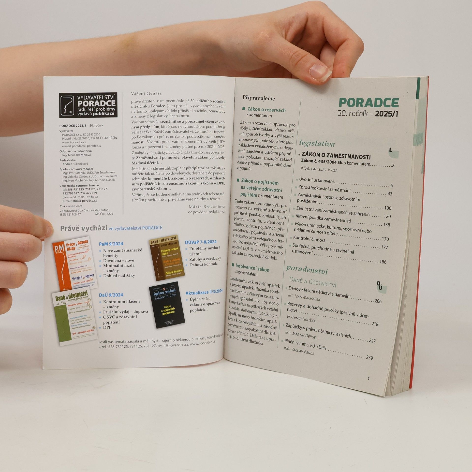 Kolektiv autorů Poradce 1/2025. Zaměstnanost po novele
