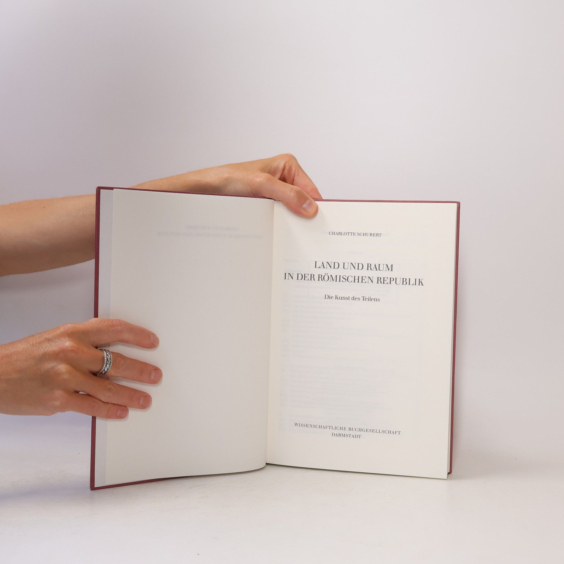 Charlotte Schubert Land und Raum in der römischen Republik