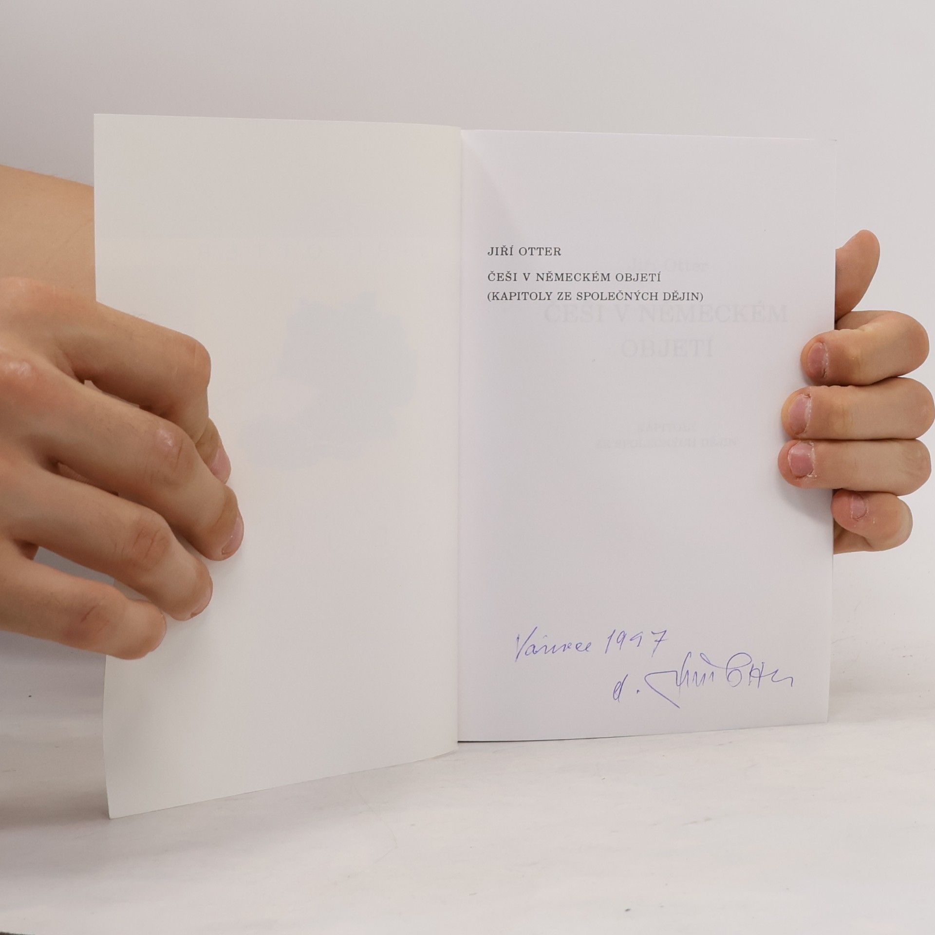 Jiří Otter Úděl česko-německého sousedství : pohledy do zrcadla dvanácti století společných dějin