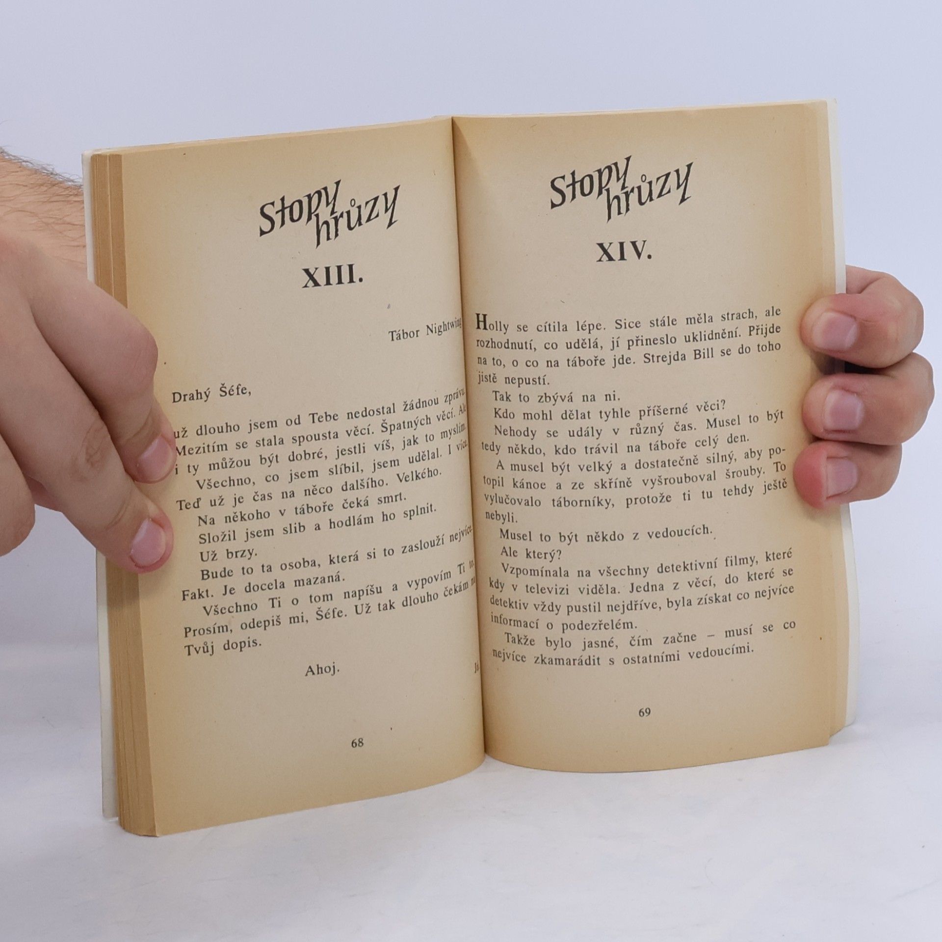 R. L. Stine Letní msta - Stopy hrůzy, svazek 13