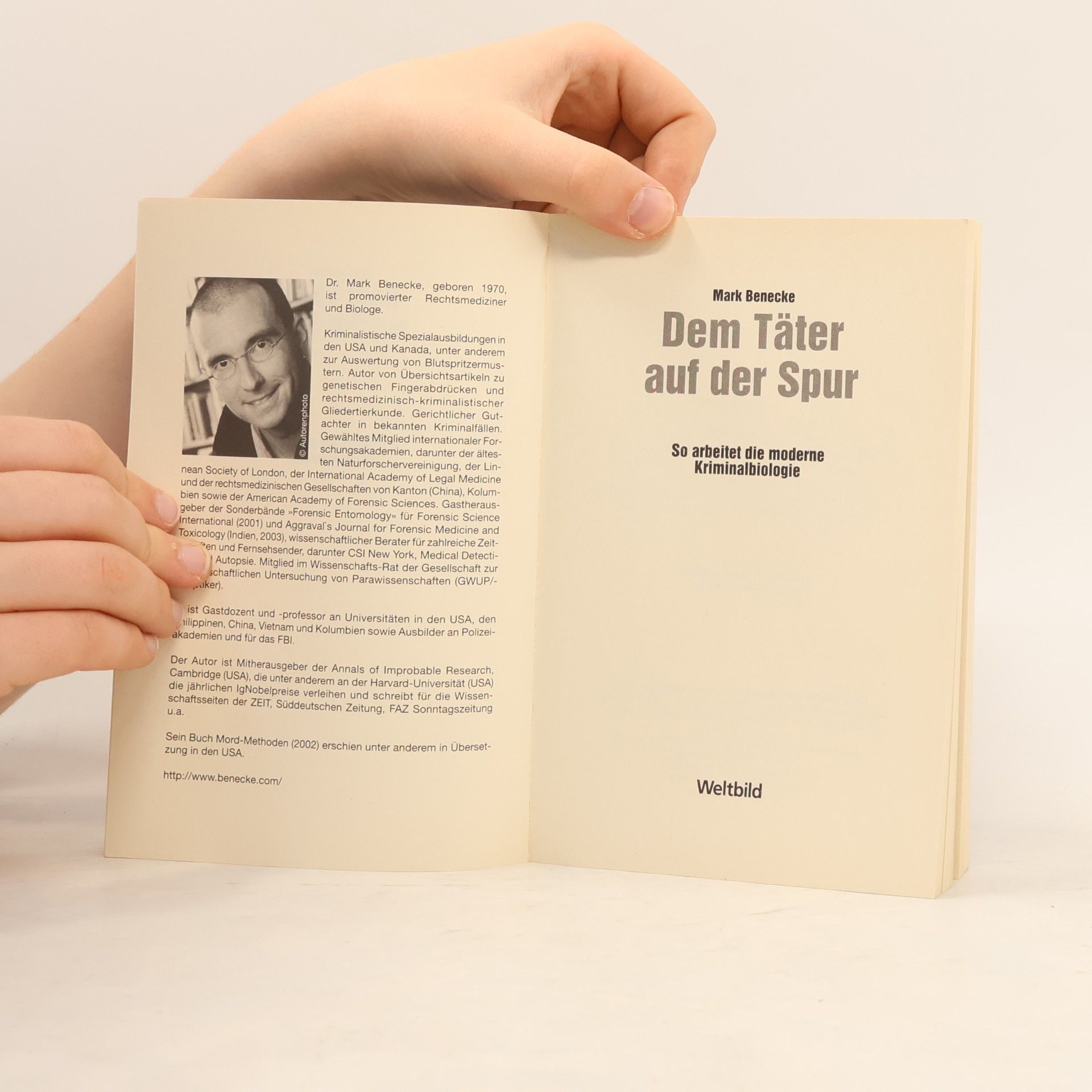 Mark Benecke Dem Täter auf der Spur