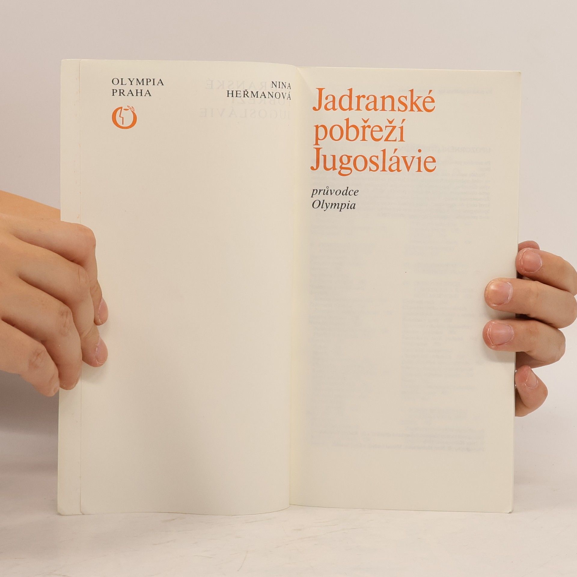 Nina Heřmanová Jadranské pobřeží Jugoslávie