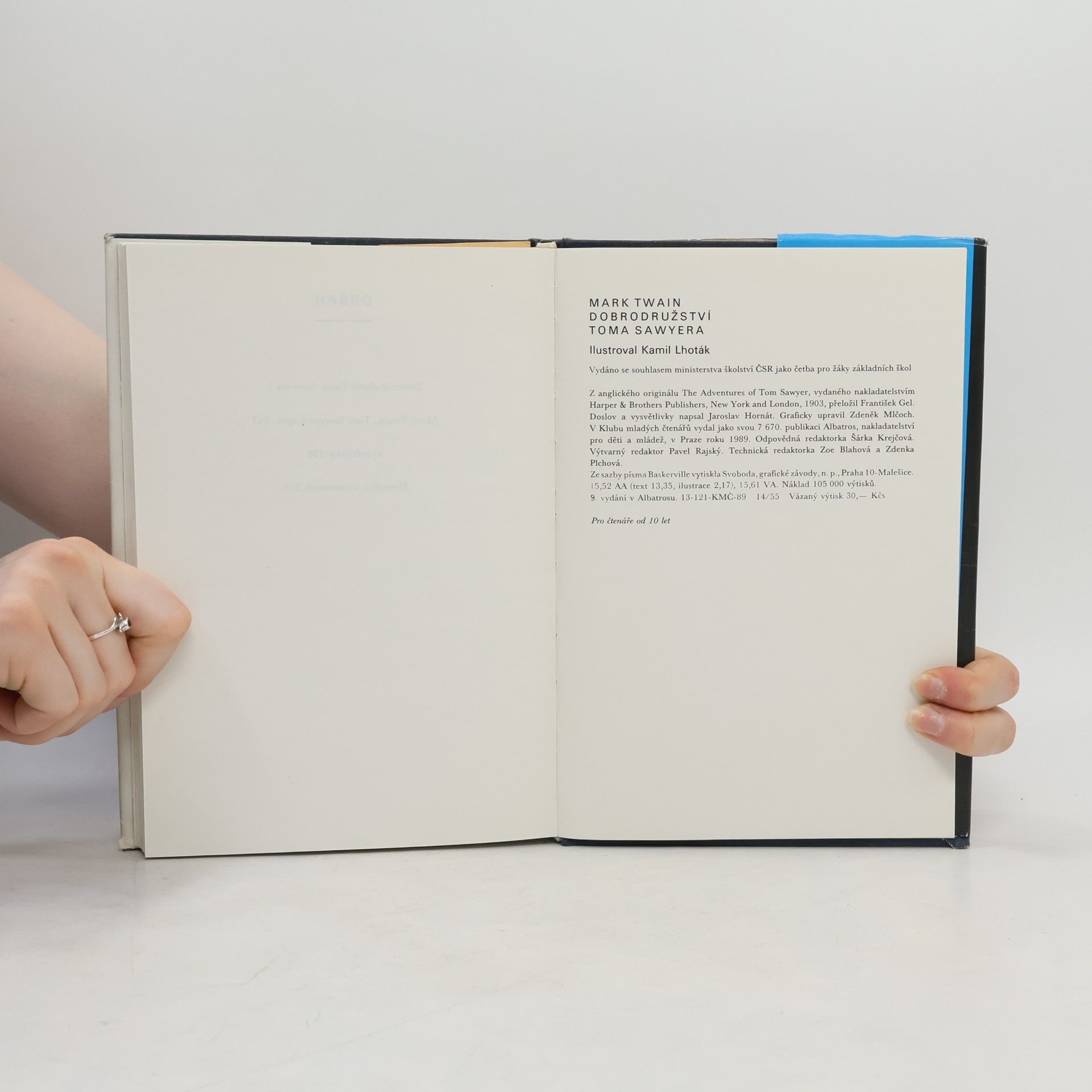 Mark Twain Dobrodružství Toma Sawyera