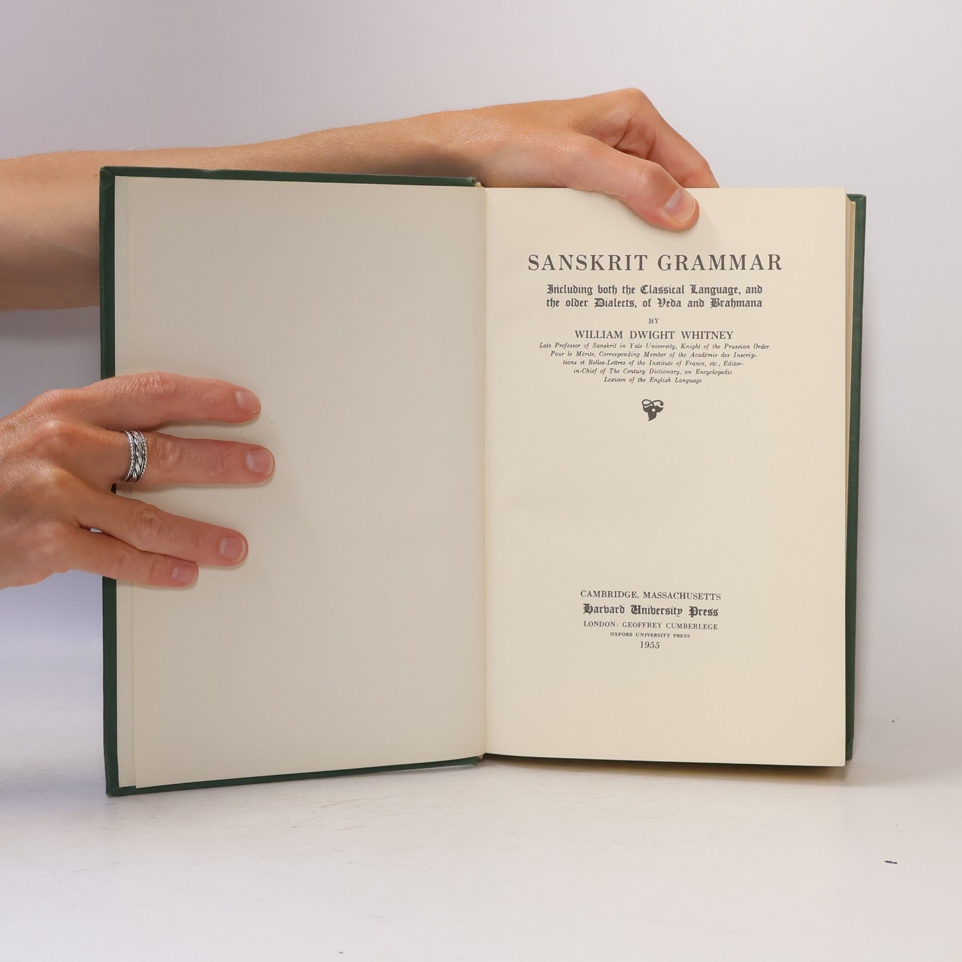William Dwight Whitney Sanskrit Grammar