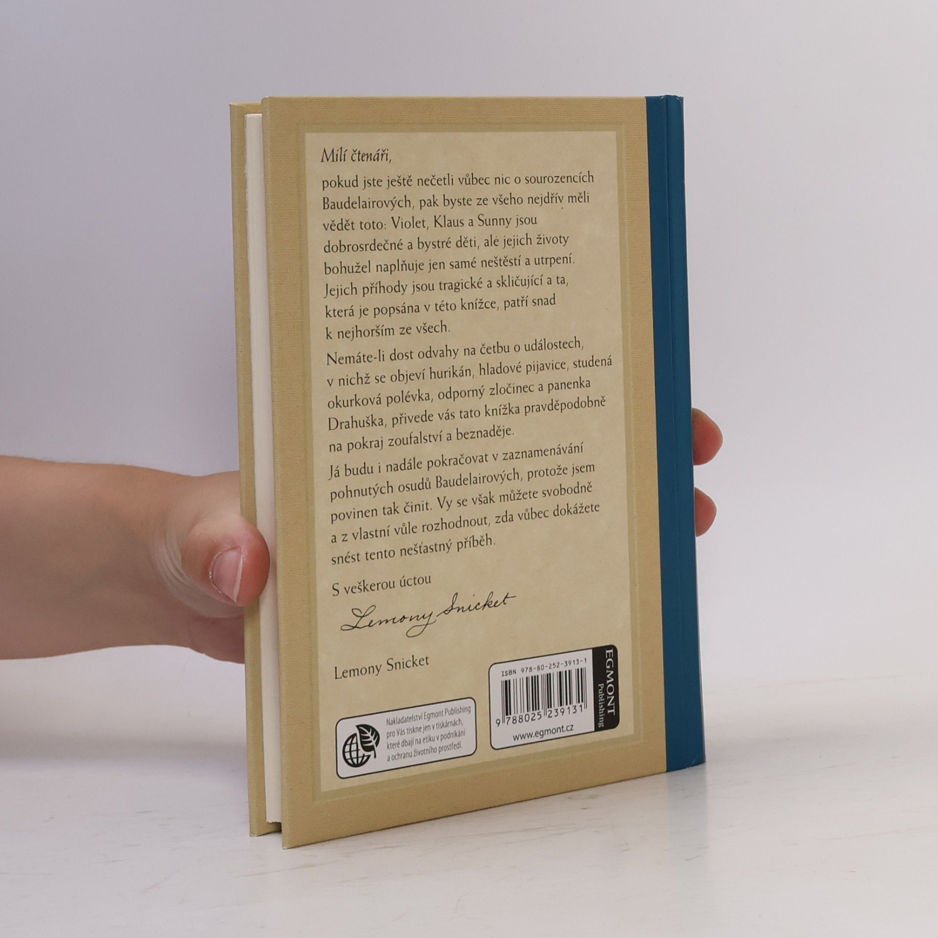 Lemony Snicket Řada nešťastných příhod 3. Široké okno
