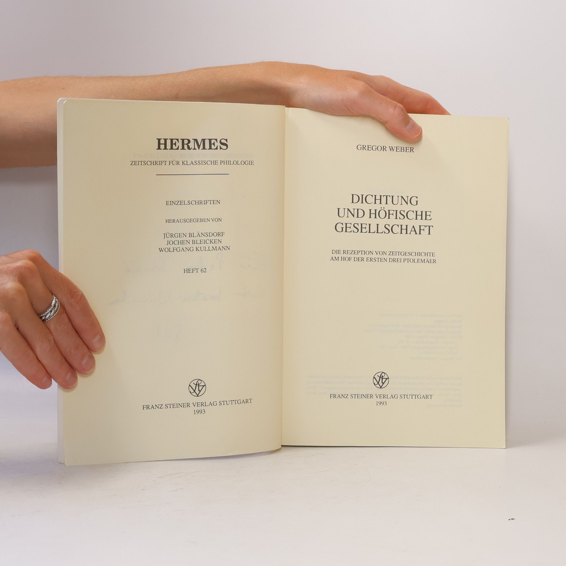 Gregor Weber Hermes-Einzelschriften - 62: Dichtung und höfische Gesellschaft