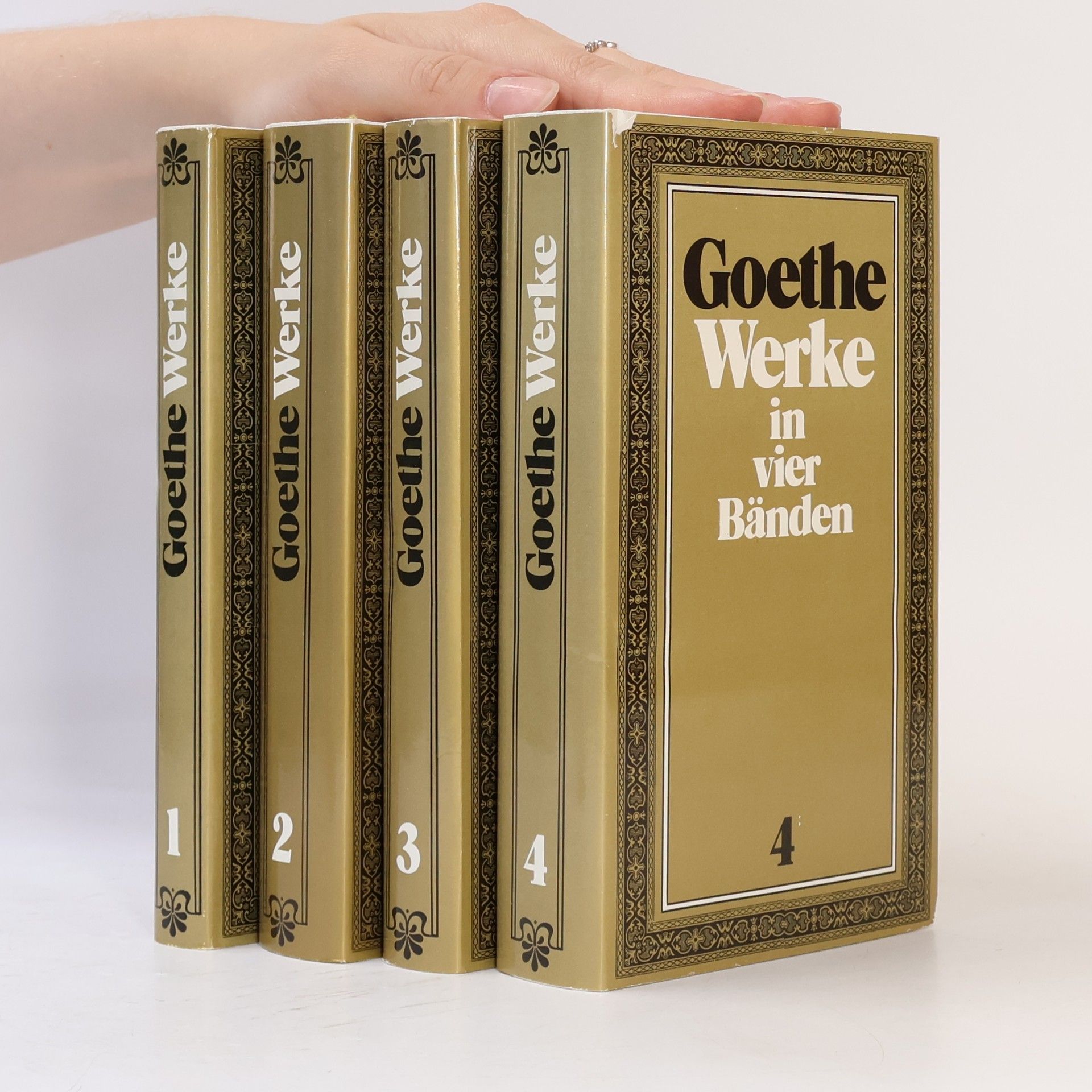 Johann Wolfgang von Goethe Werke in Vier Bänden 1-4