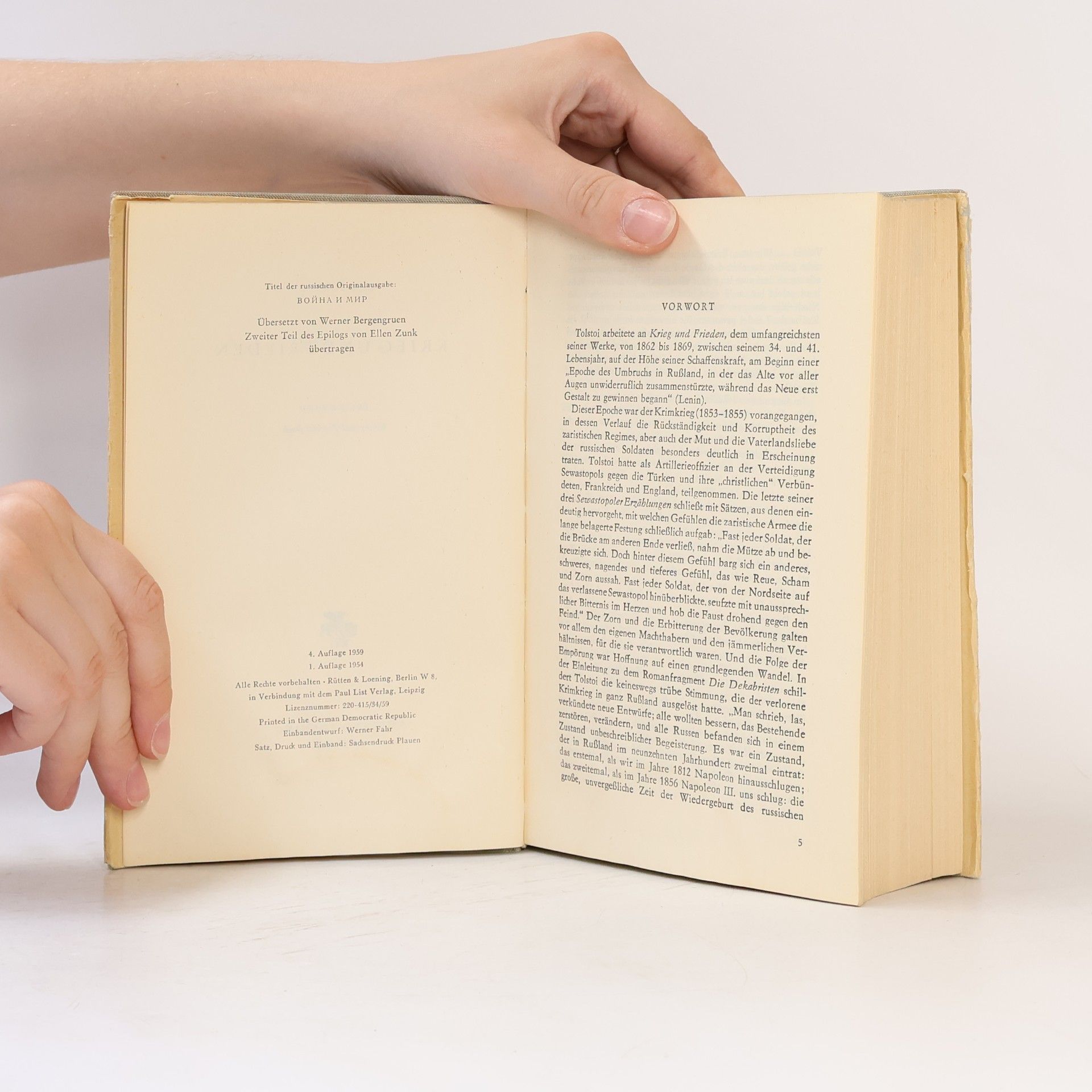 Lew Nikolajewitsch Tolstoi Krieg und Frieden 1-2
