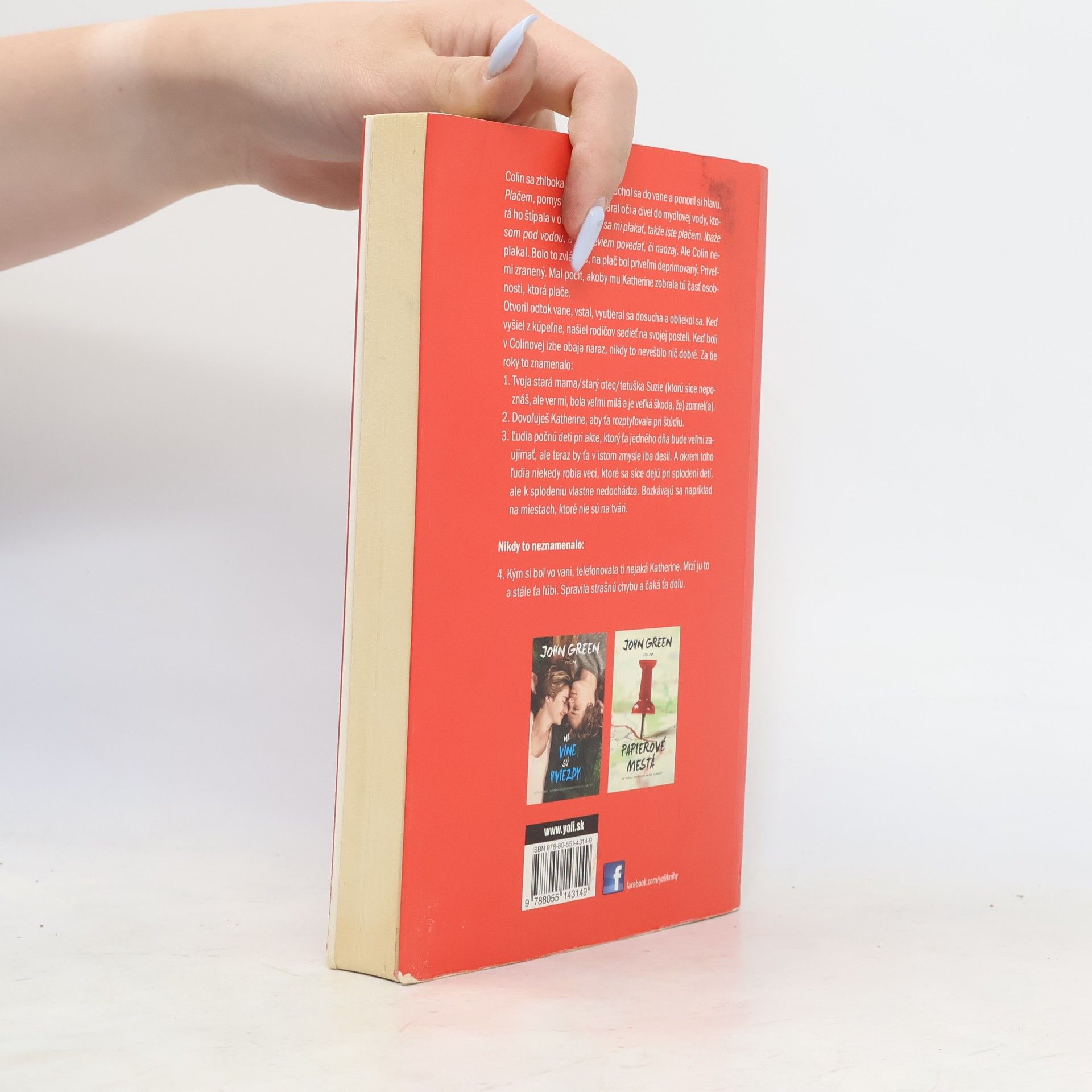 John Green Poučka o podstate predvídateľnosti Katherín