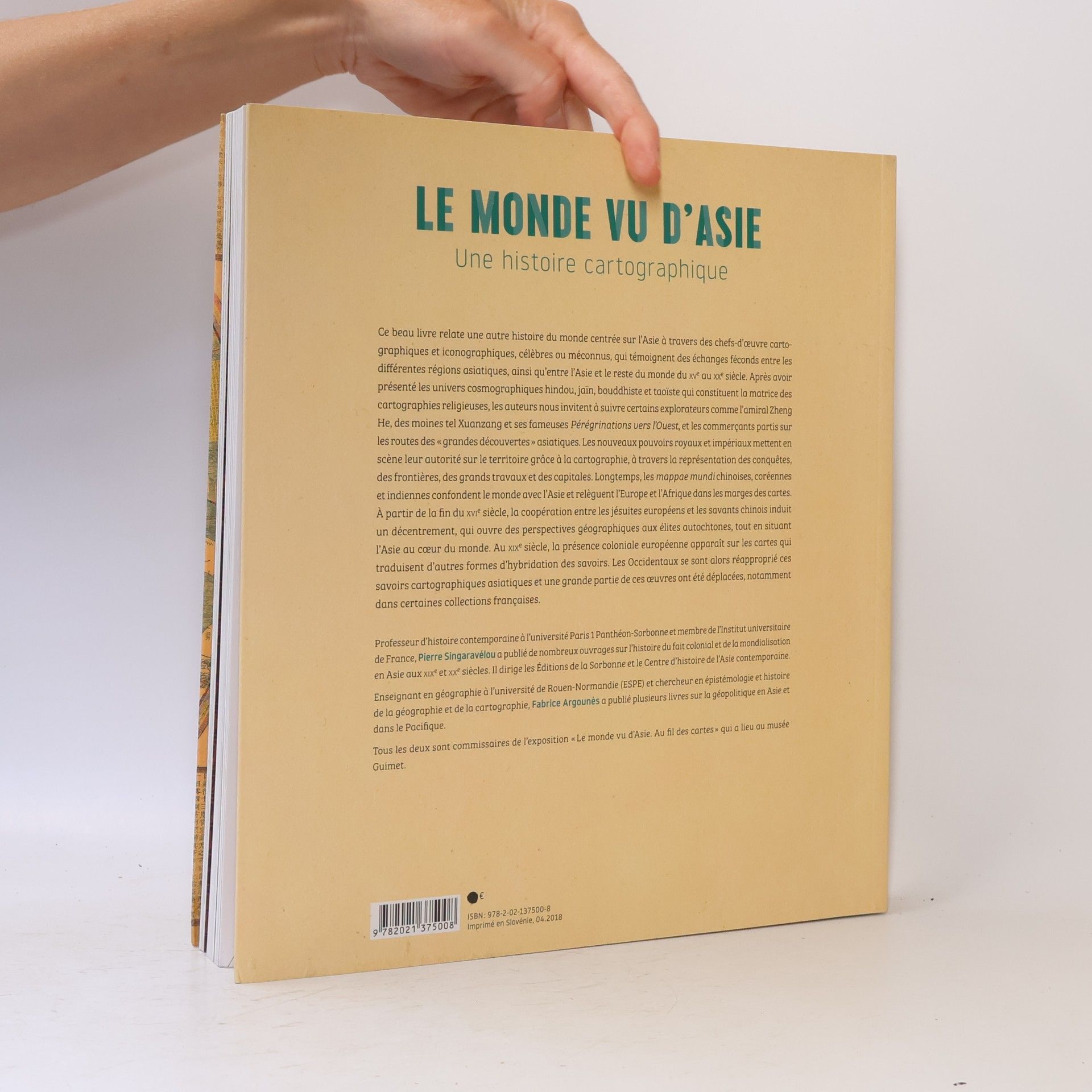 Pierre Singaravélou Le monde vu d'Asie - Une histoire cartographique