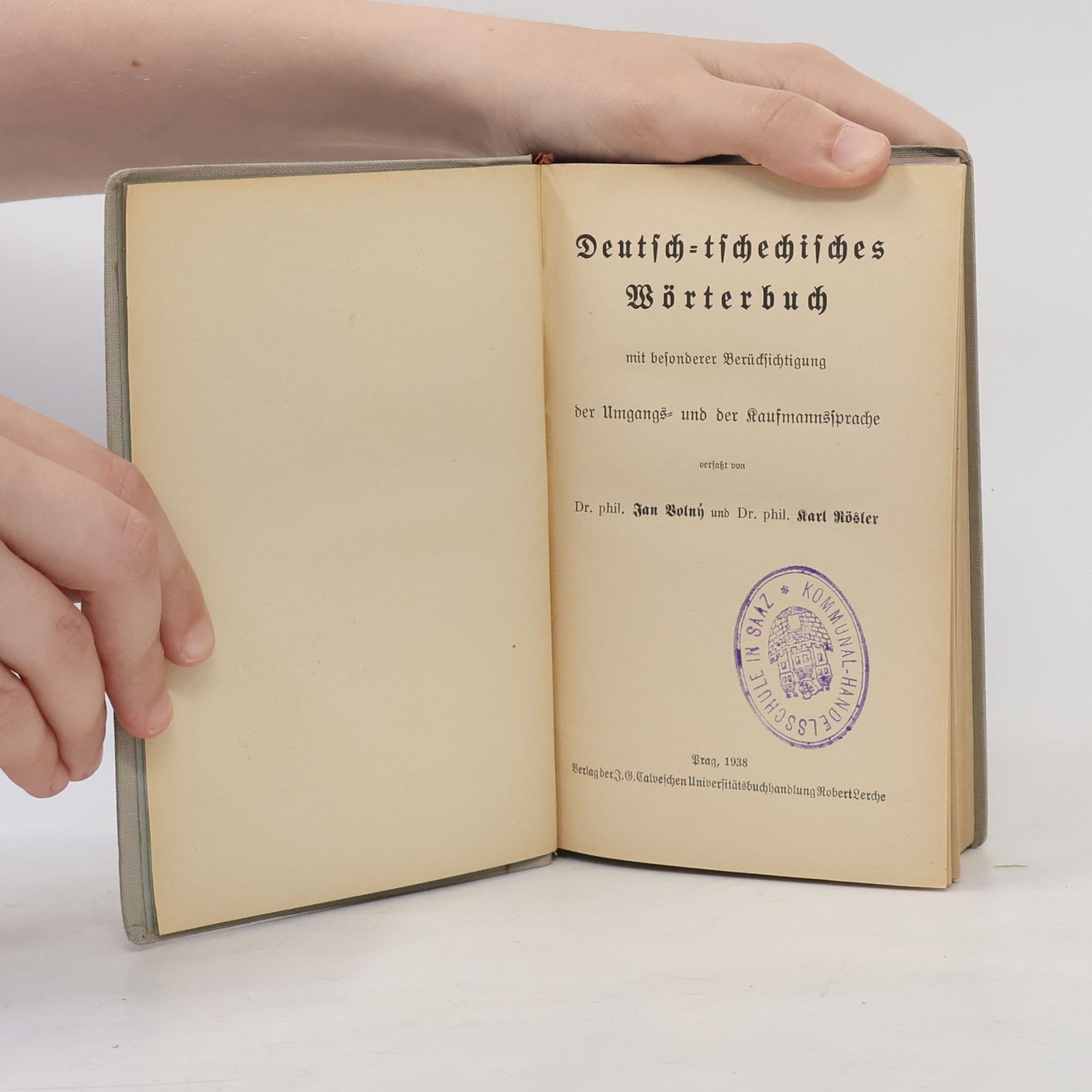 Volný Jan Deutsch-tschechisches Wörterbuch