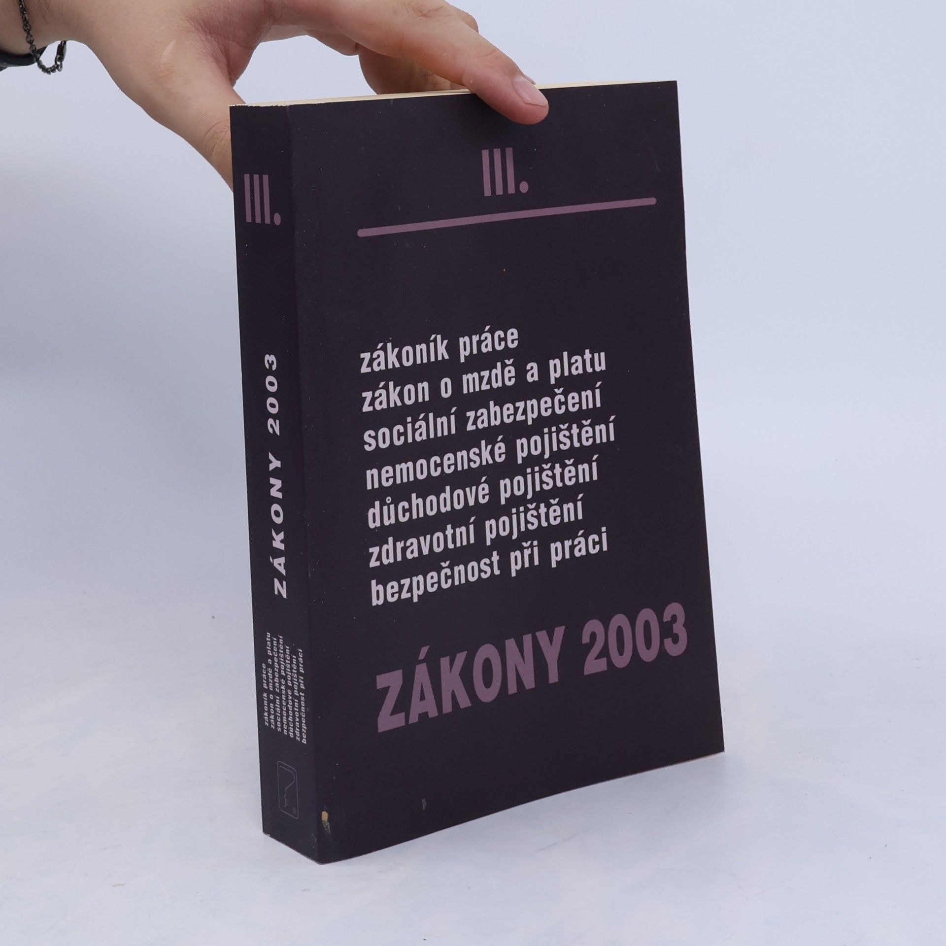 Kolektiv autorů Zákony III. 2003