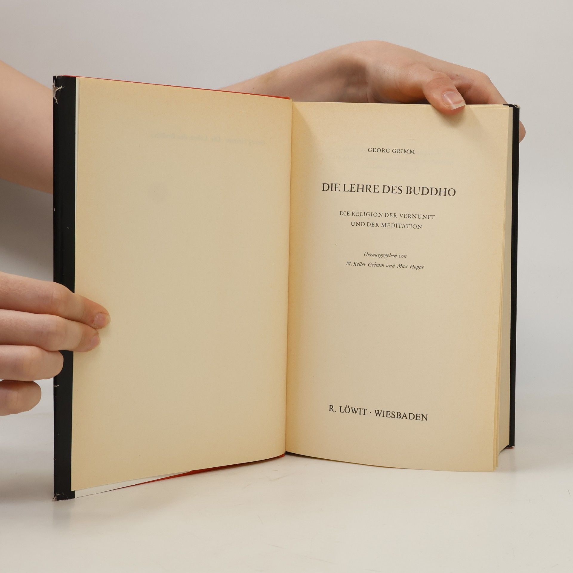 Georg Grimm Die Lehre des Buddho