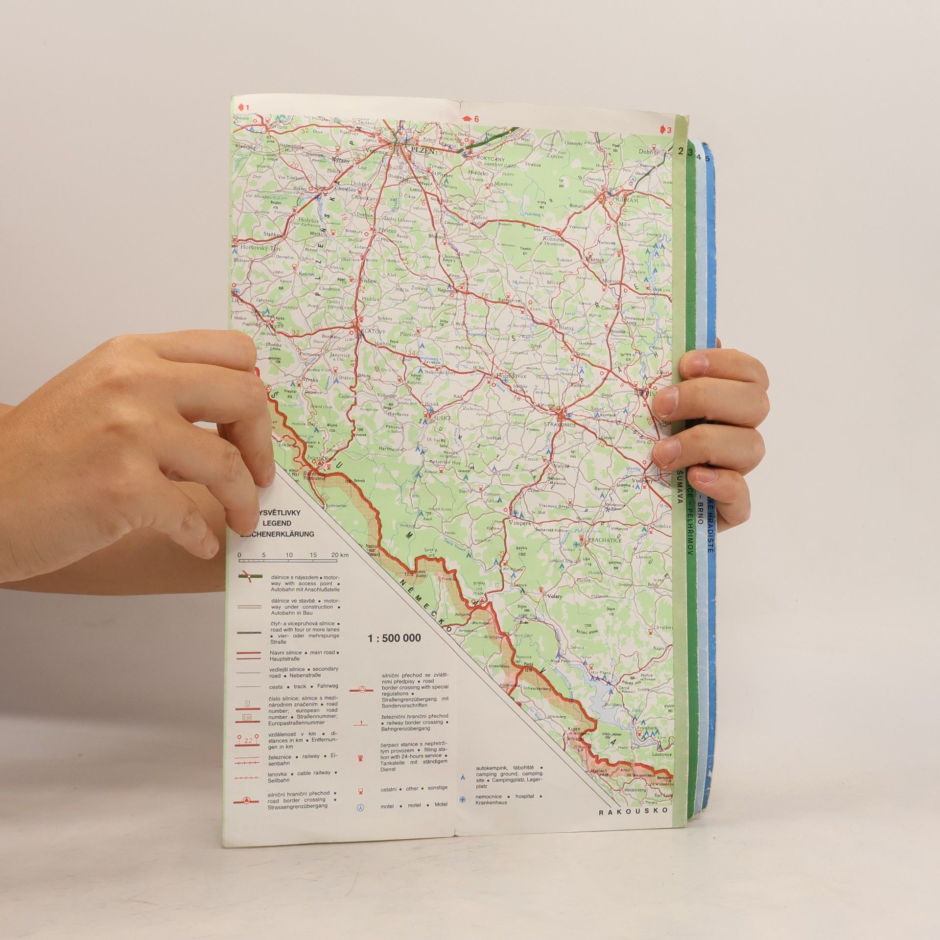 Autorenkollektiv Česká republika - automapa 1:500 000. 2. vydání.