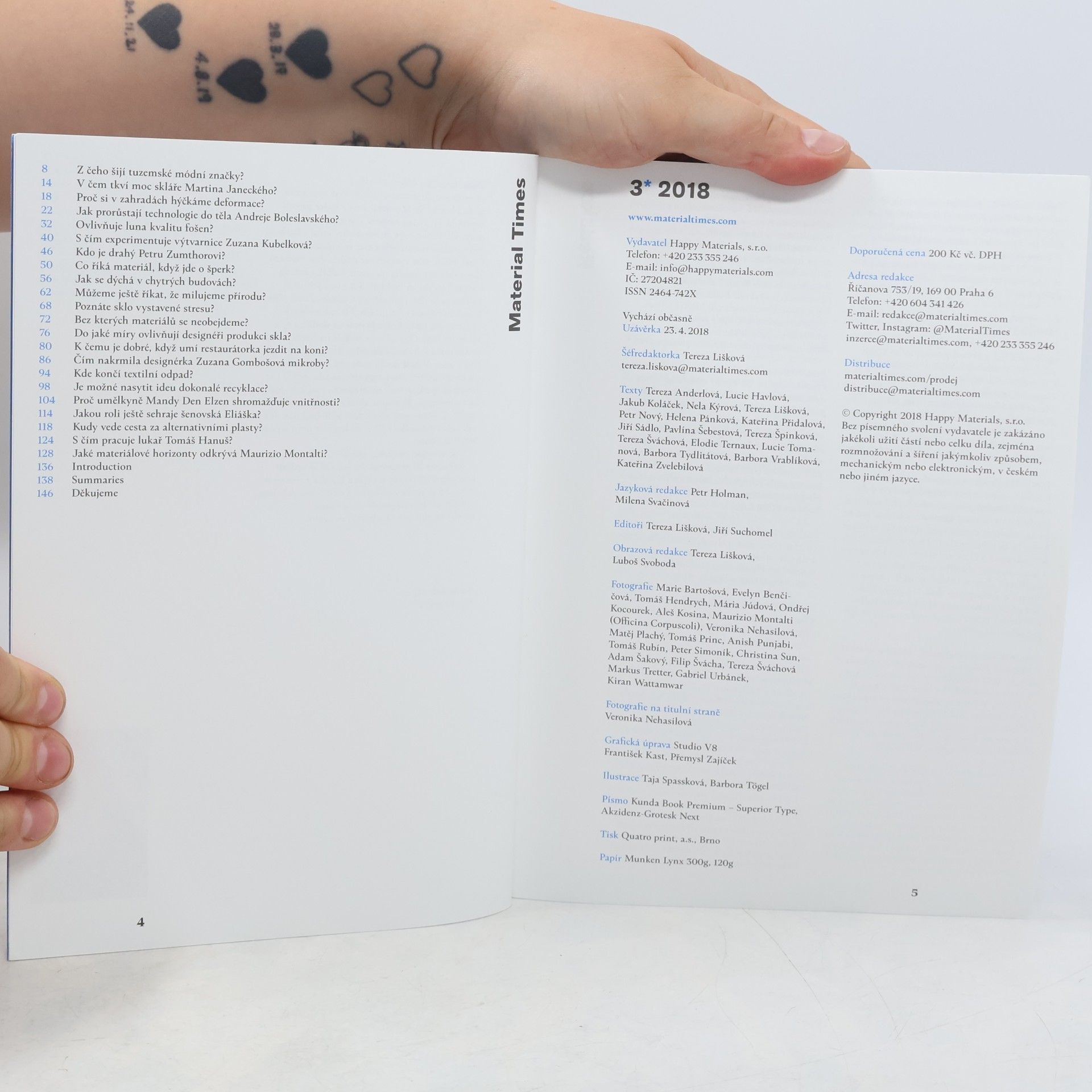 Tereza Lišková Material Times 3/2018