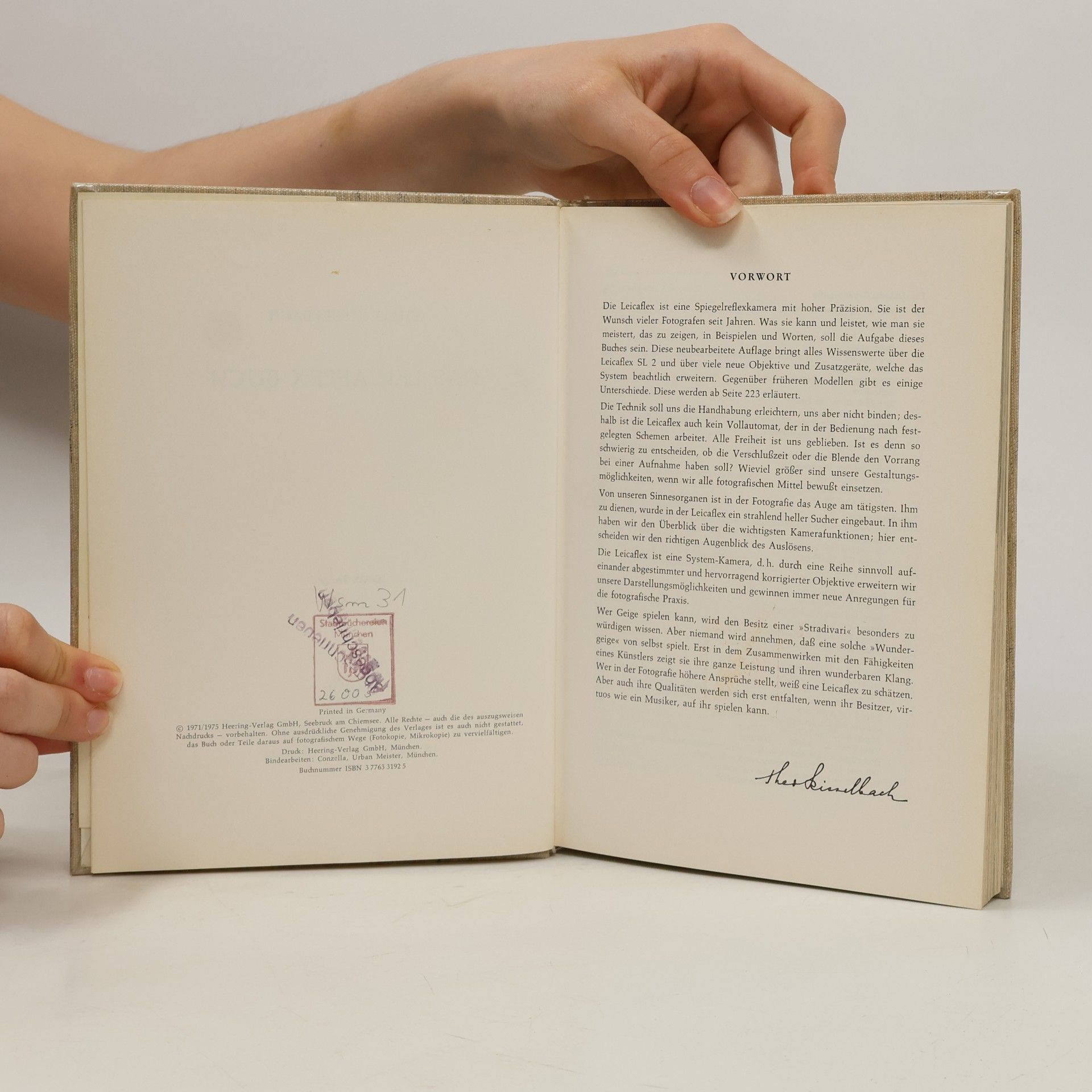Theo Kisselbach Das Leicaflex-Buch