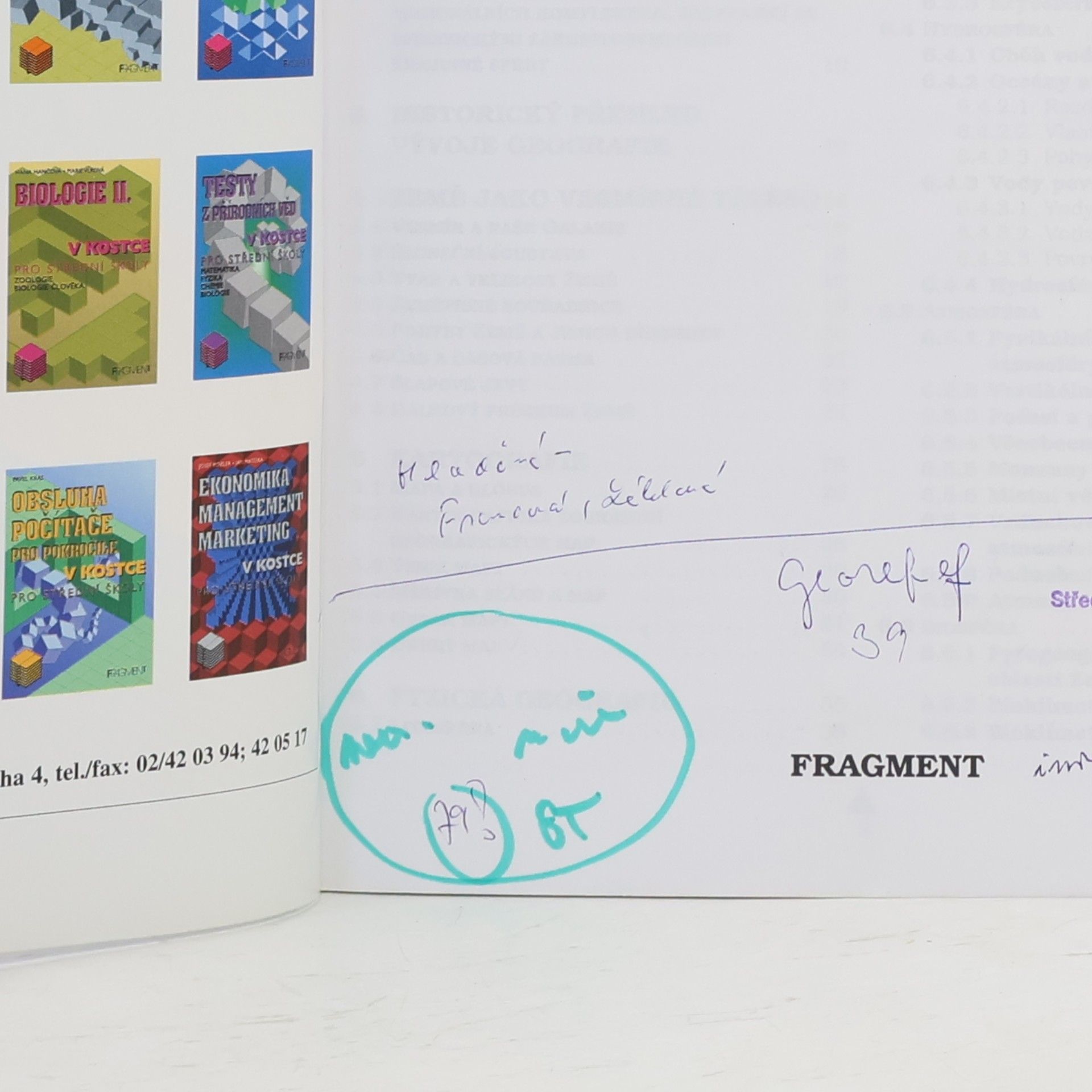 Karel Kašparovský Zeměpis v kostce. 1.