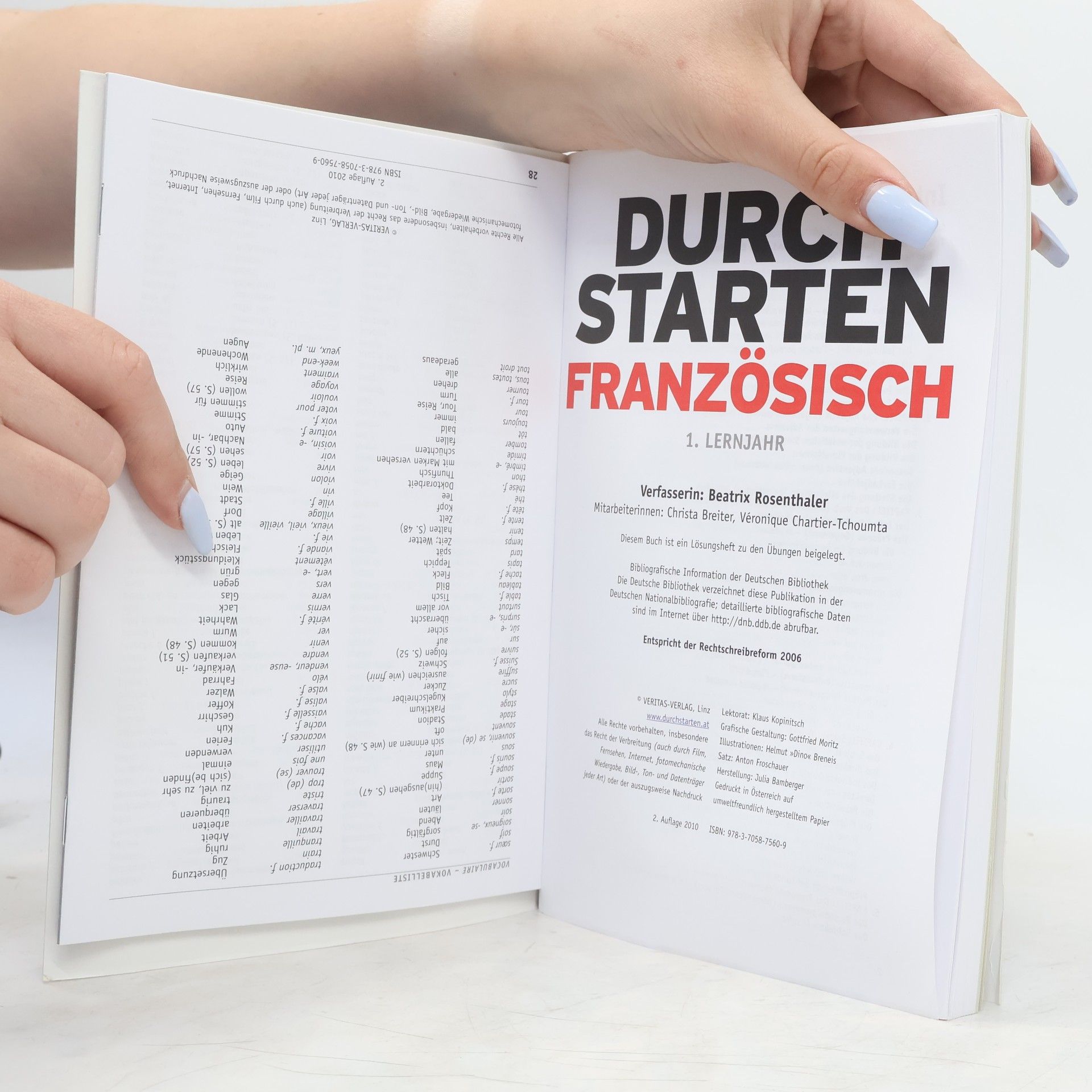 Autorenkollektiv Durch starten 1. Französisch