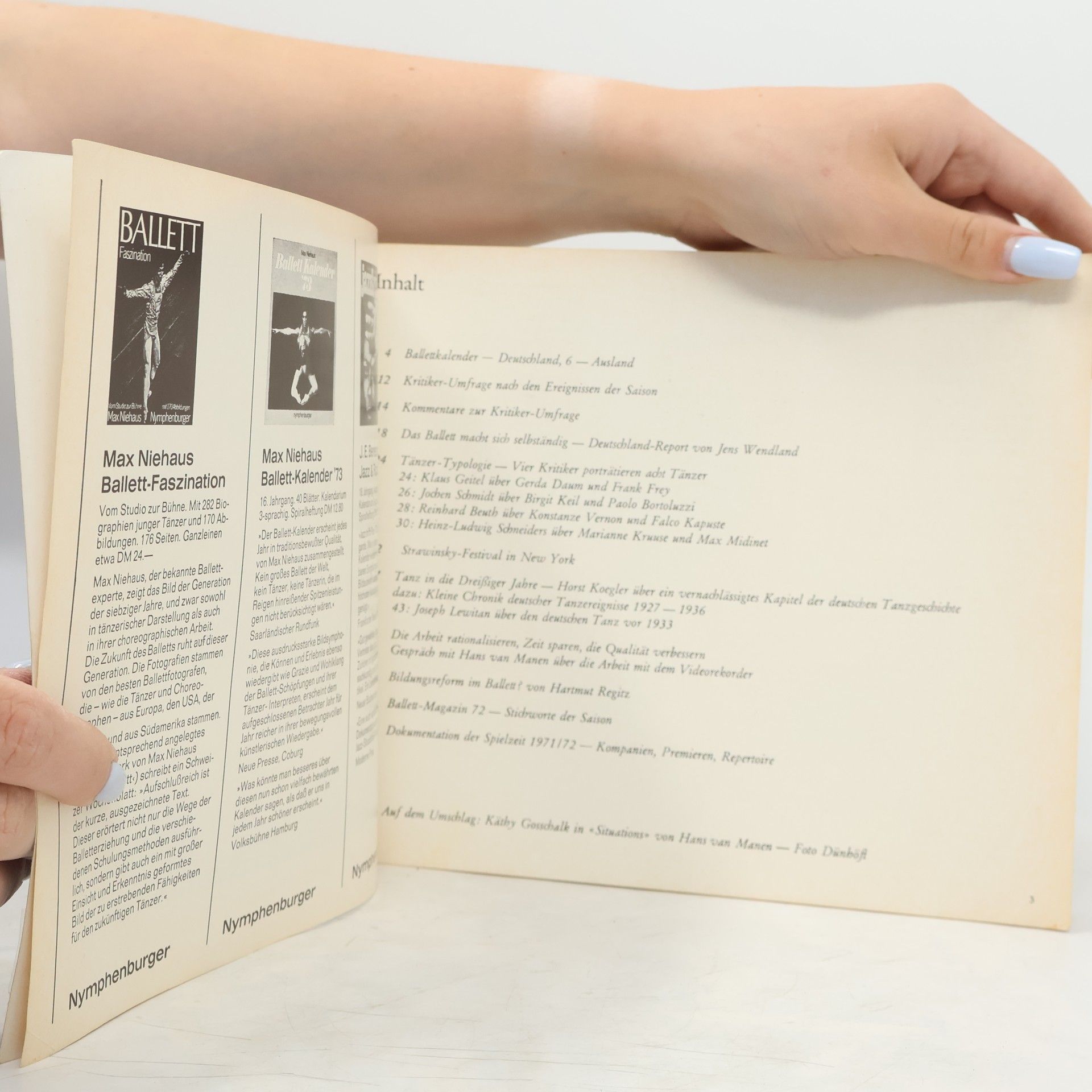 Autorenkollektiv Ballett 1972. Chronik und Bilanz des Balletjahres