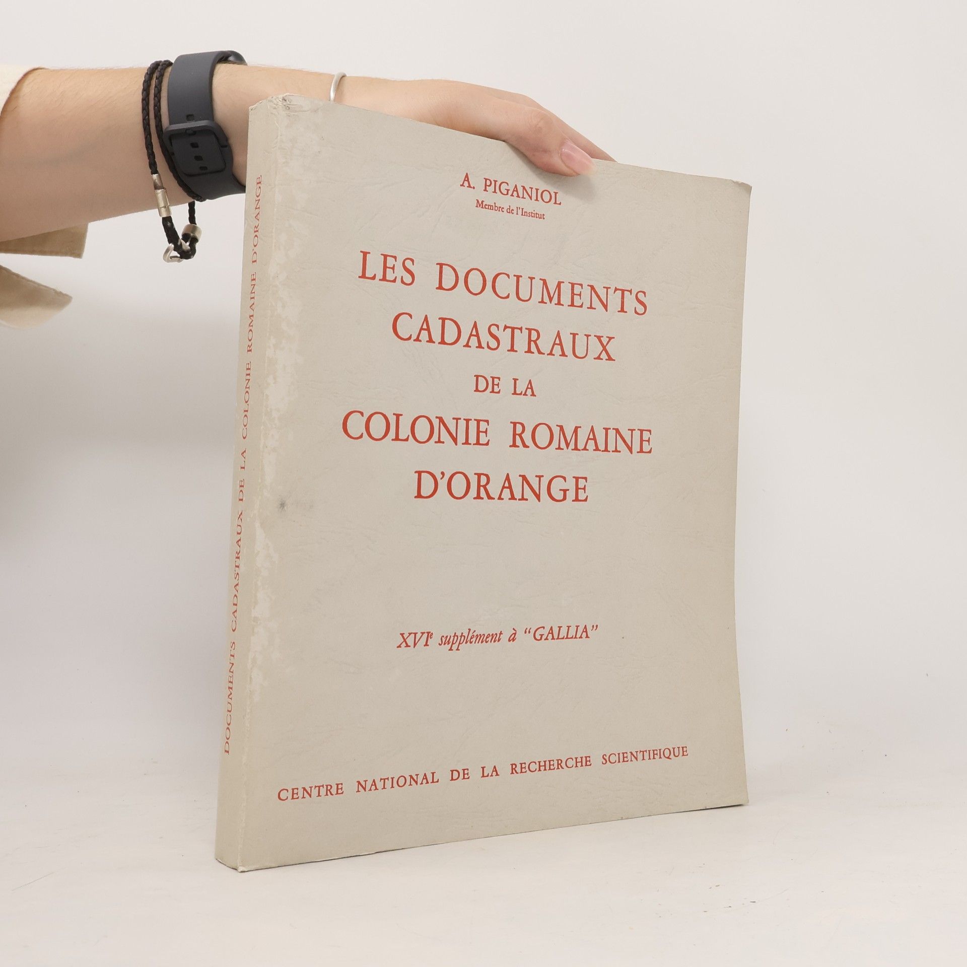 Les documents cadastraux de la colonie romaine d'Orange