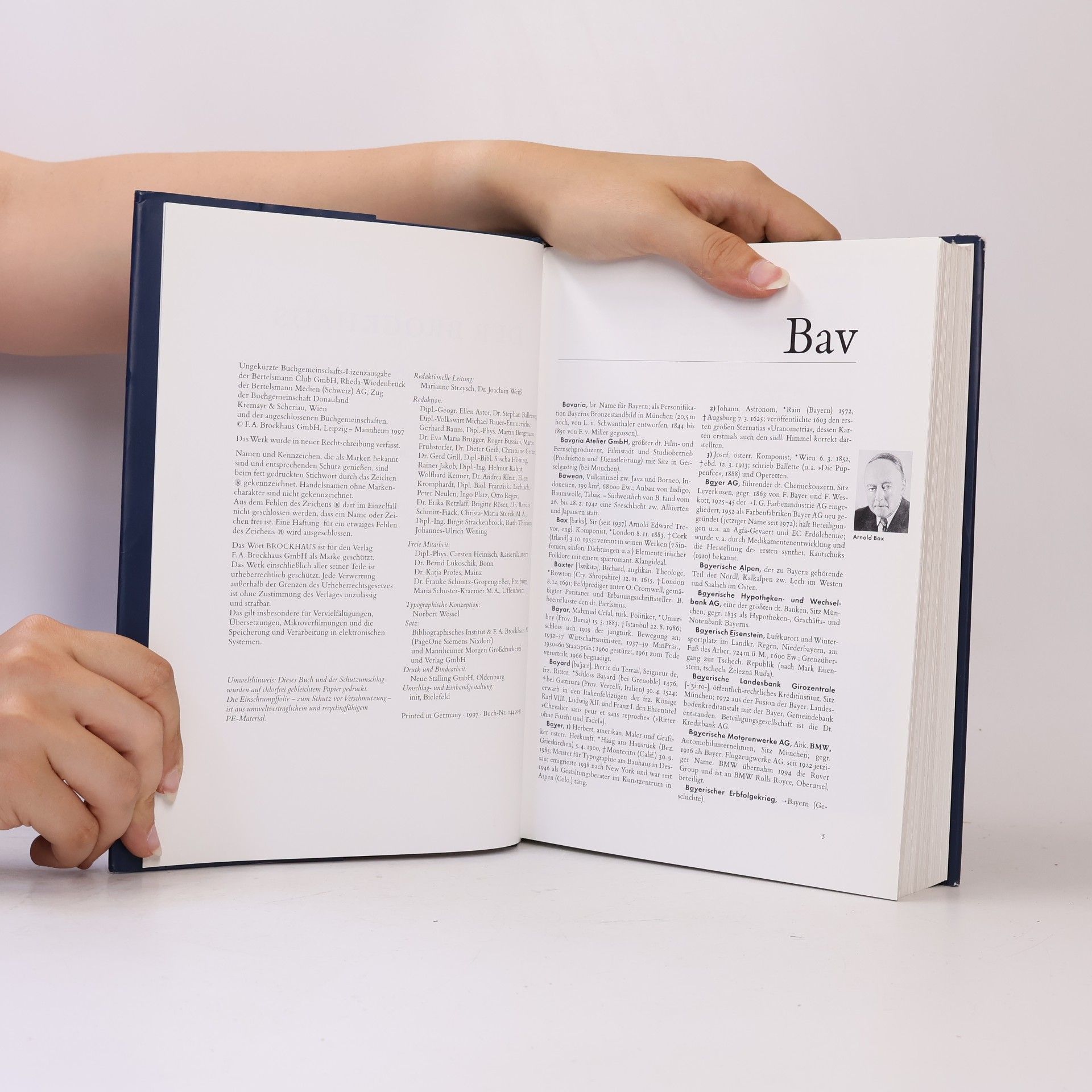 Collectif d'auteurs Der Brockhaus in Fünfzehn Bänden 2: Bav-Chi