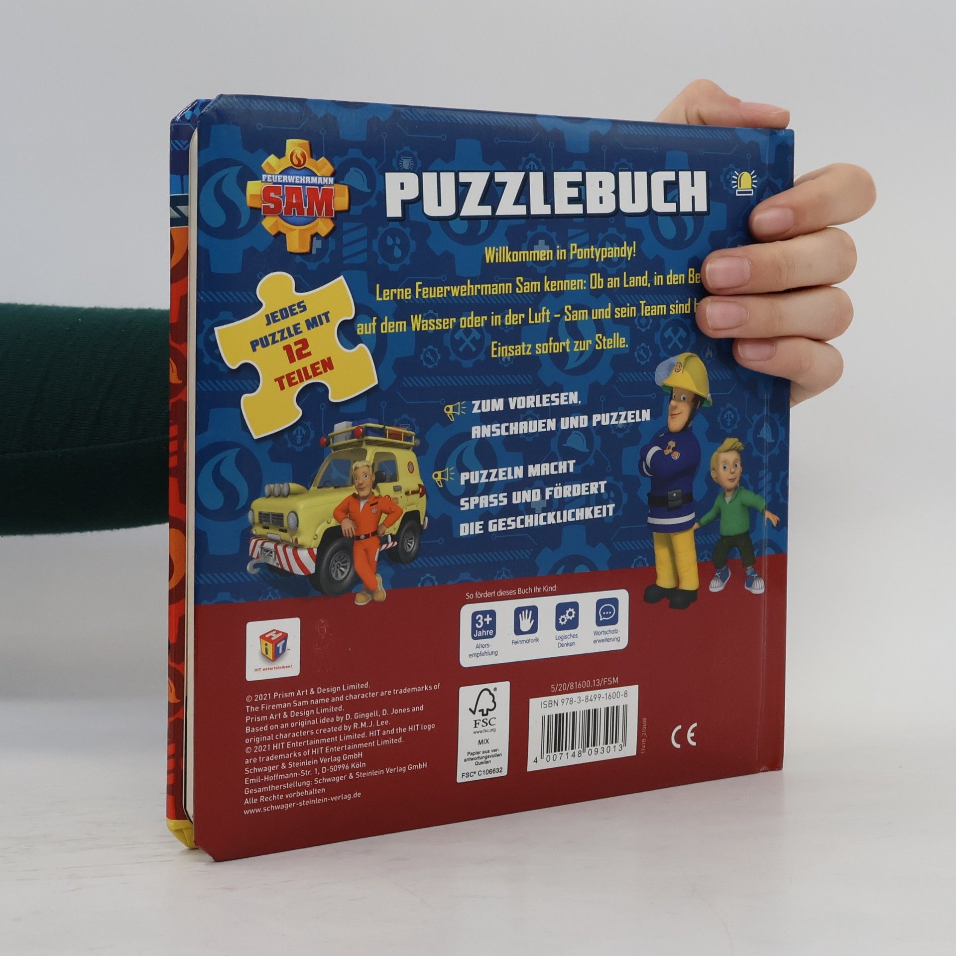 Autorenkollektiv Fireman Sam. Knižka s Puzzle