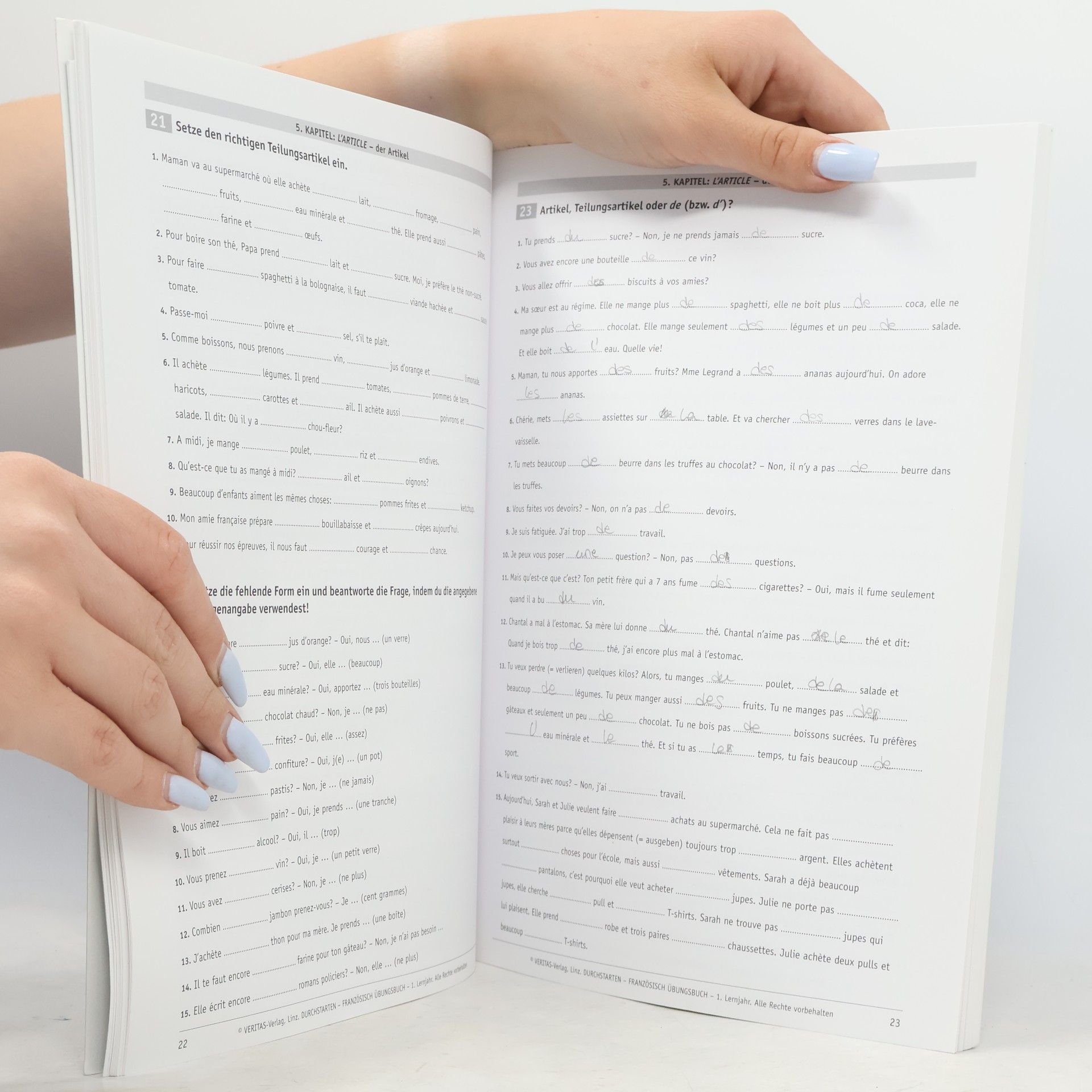 Beatrix Rosenthaler Übungsbuch für das 1. Lernjahr