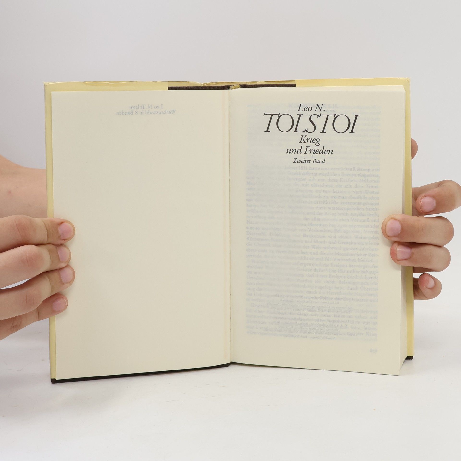 Léon Tolstoï Krieg und Frieden. Zweiter Band